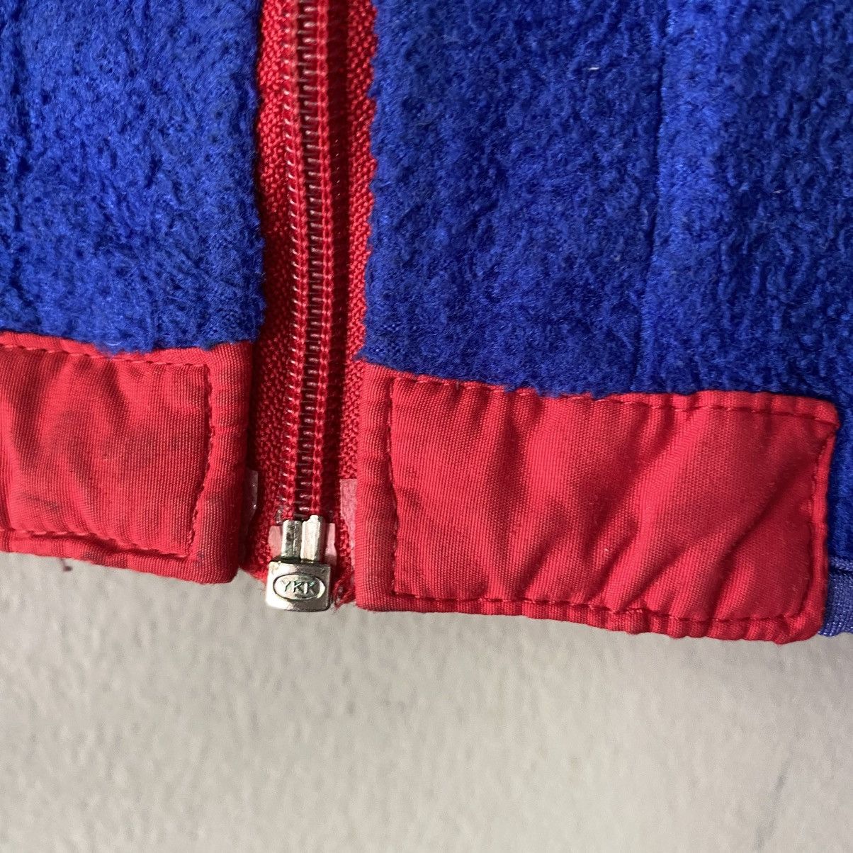 Designer × Woolrich Woolen Mills Woolrich Blue Fleece Jacket with Red Trim Size US L / EU 52-54 / 3 - 6 Thumbnail