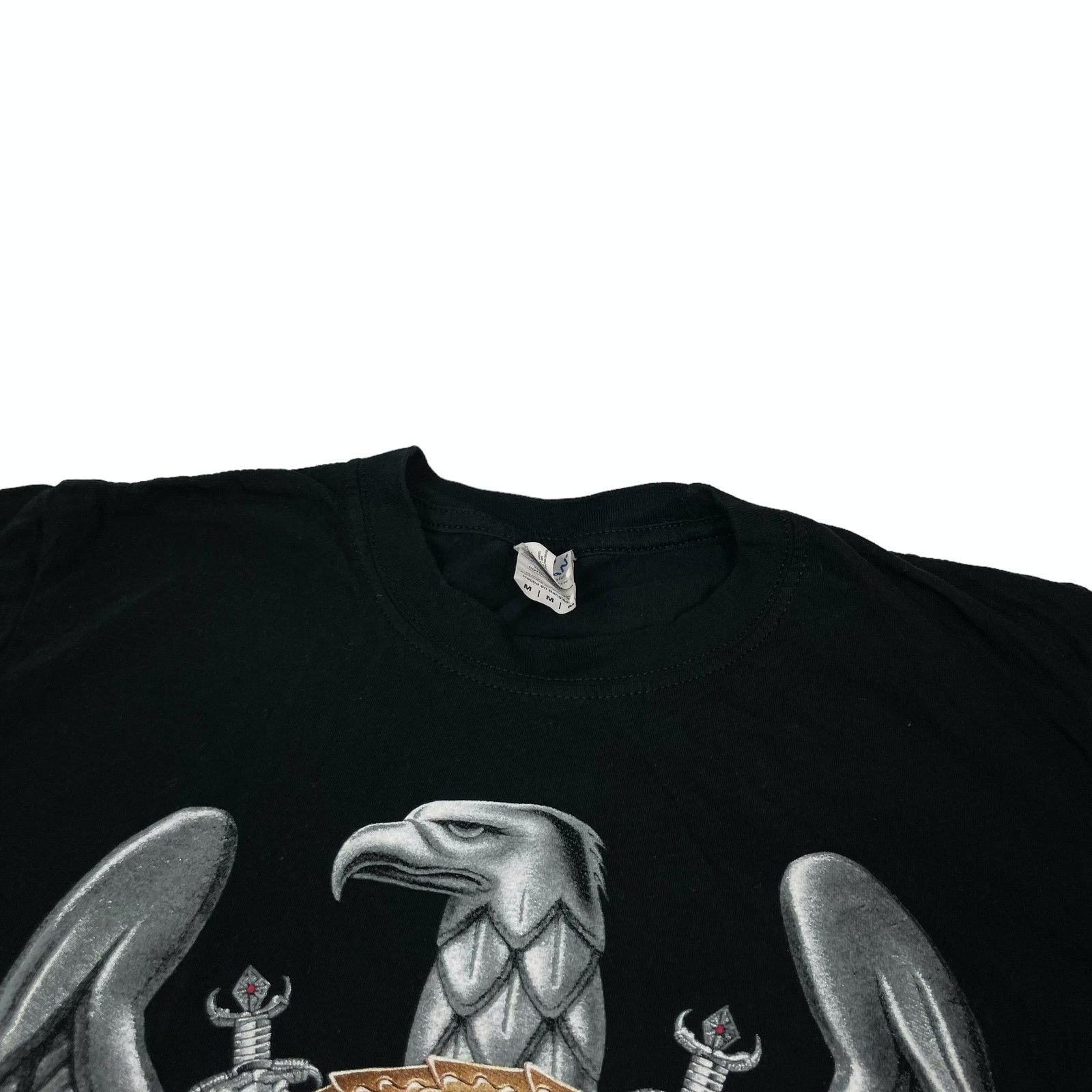 Band Tees × Gildan Gildan Men's Cotton Slayer Silver Eagle Pullover T-Shirt M Size US M / EU 48-50 / 2 - 5 Thumbnail