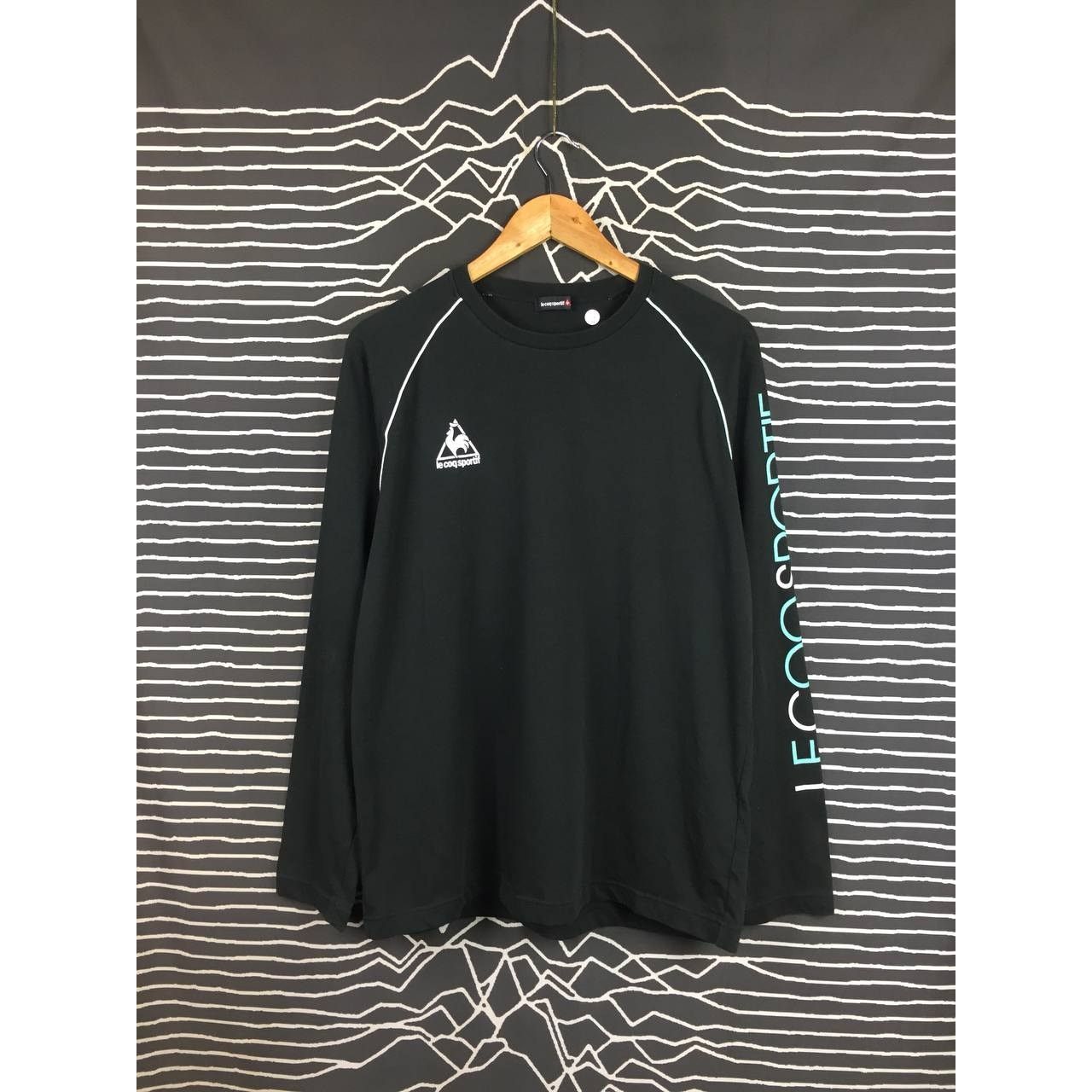Le Coq Sportif × Vintage Vtg Le Coq Sportif Small Logo Longsleeve Tee Size US L / EU 52-54 / 3 - 2 Thumbnail