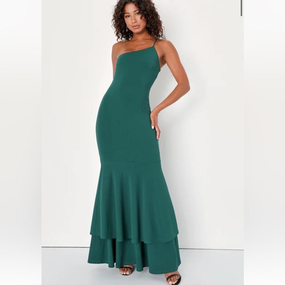 knee length dresses for ladies Sadie Long Elegant Navy Blue Dress main image 1