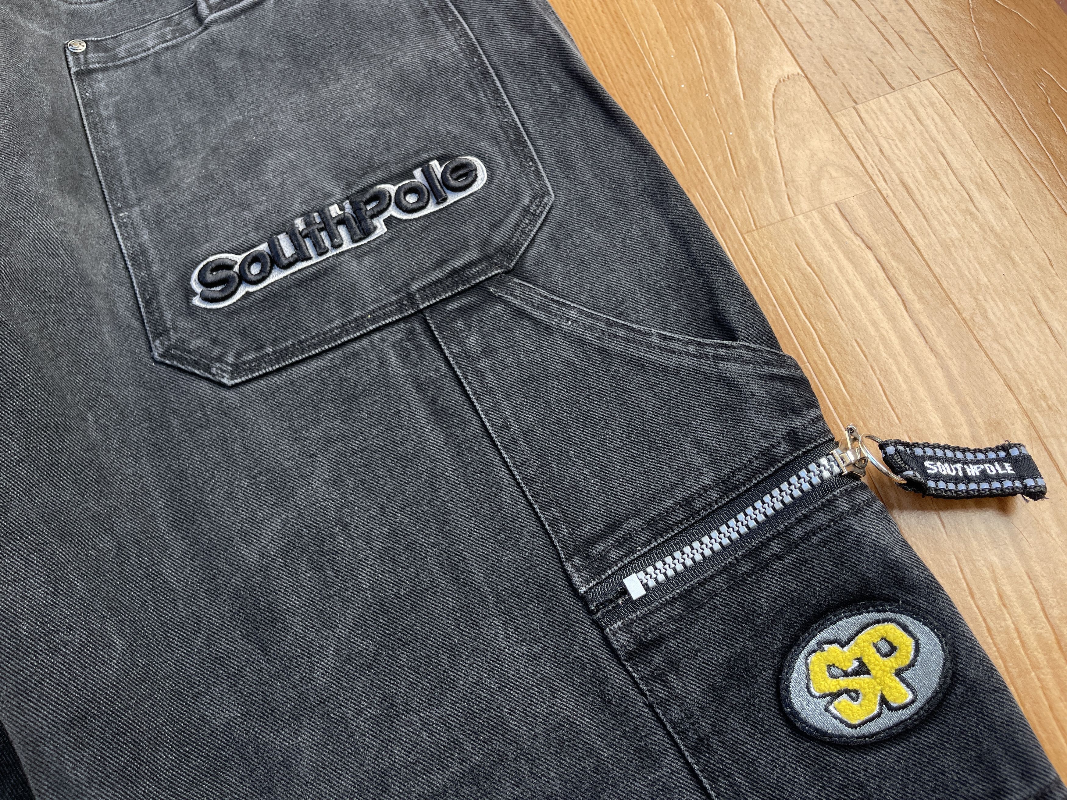 Southpole Southpole jeans, baggy vintage South Pole 90s hip hop Y2K 34 Size US 34 / EU 50 - 6 Thumbnail