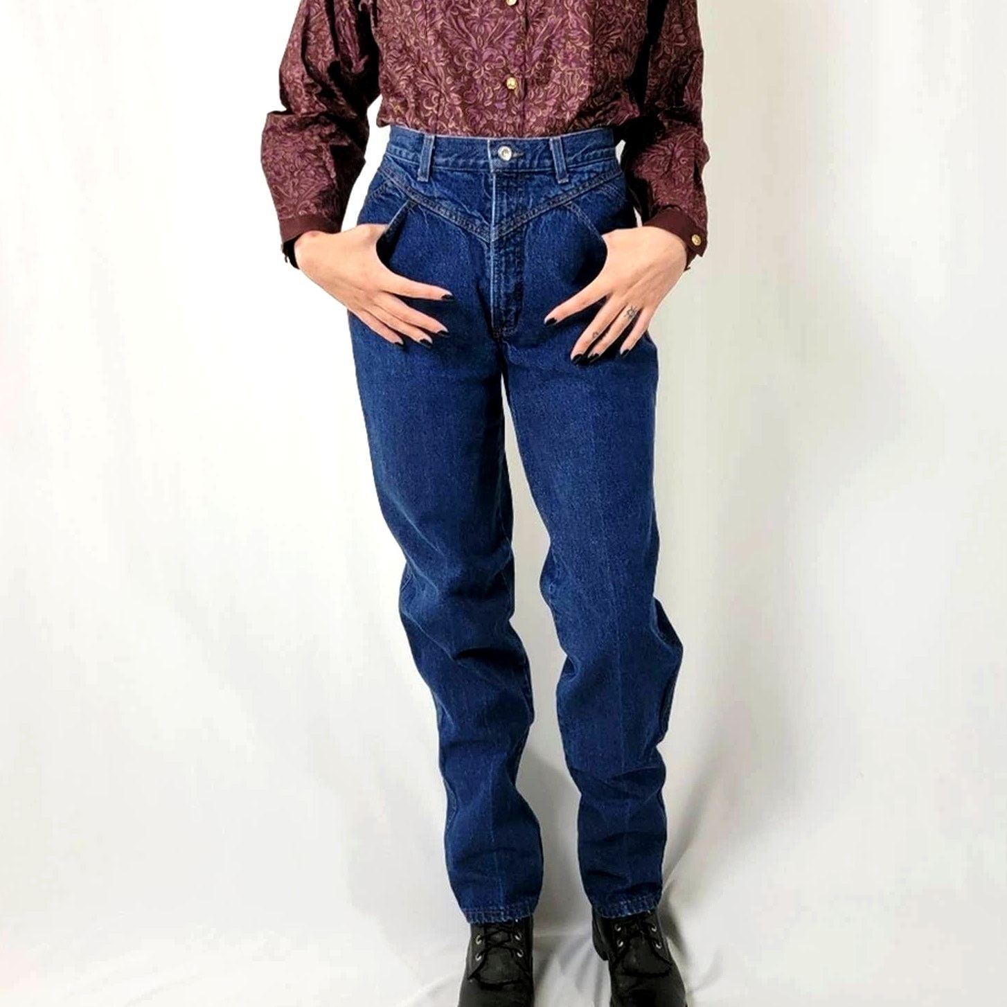 Vintage Vintage Western High Waisted Rockies Jeans Size 29" - 2 Thumbnail