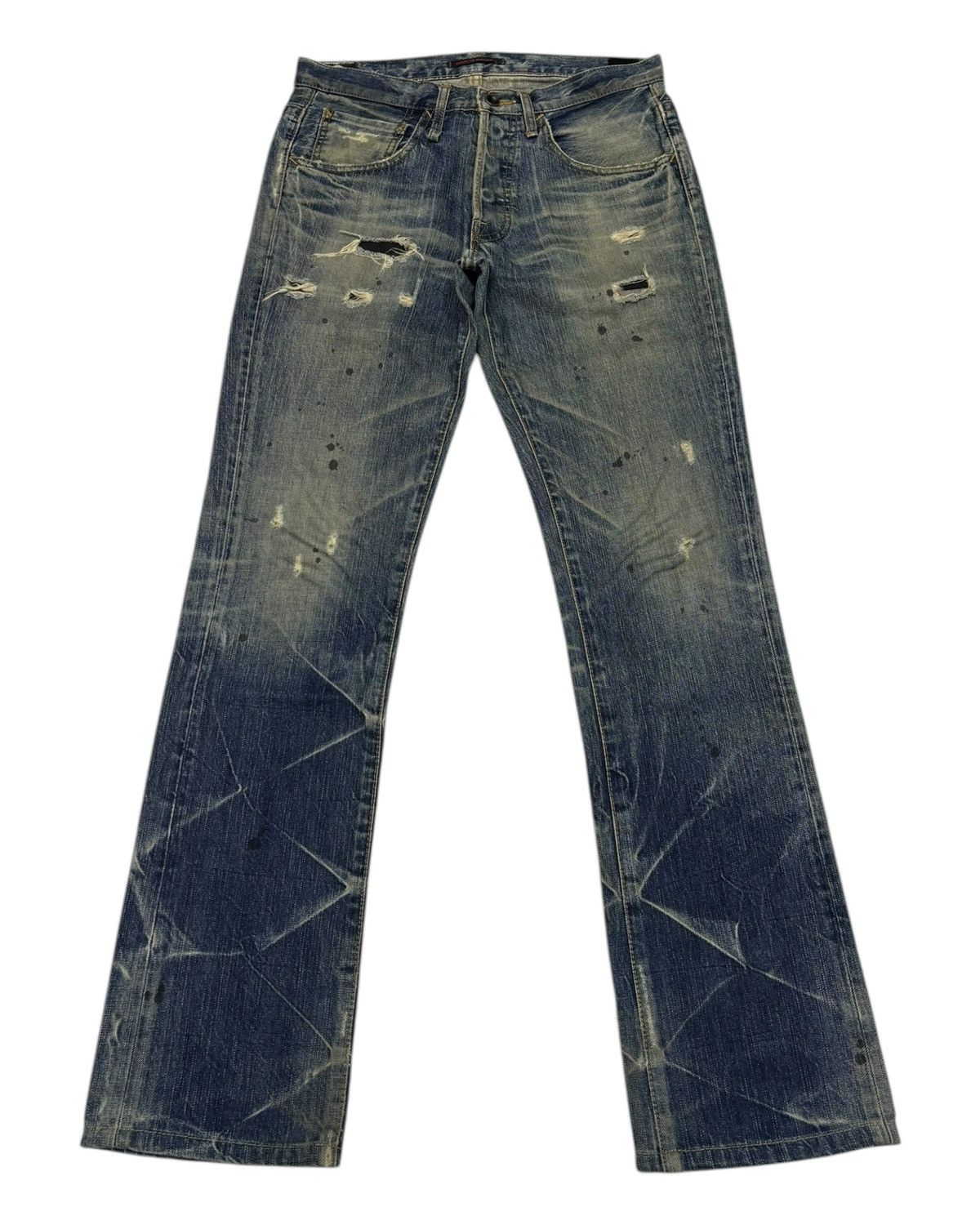 00s jack rose flare denim ラメ archive ヒゲ 00s jack rose flare denim ラメ archive ヒゲ - メルカリ
