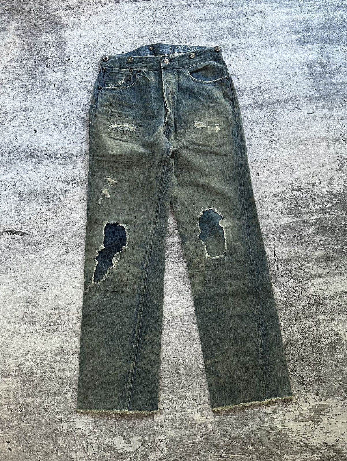 Levi's Vintage Levi’s Sashiko Repair Denim Size US 32 / EU 48 - 1 Thumbnail