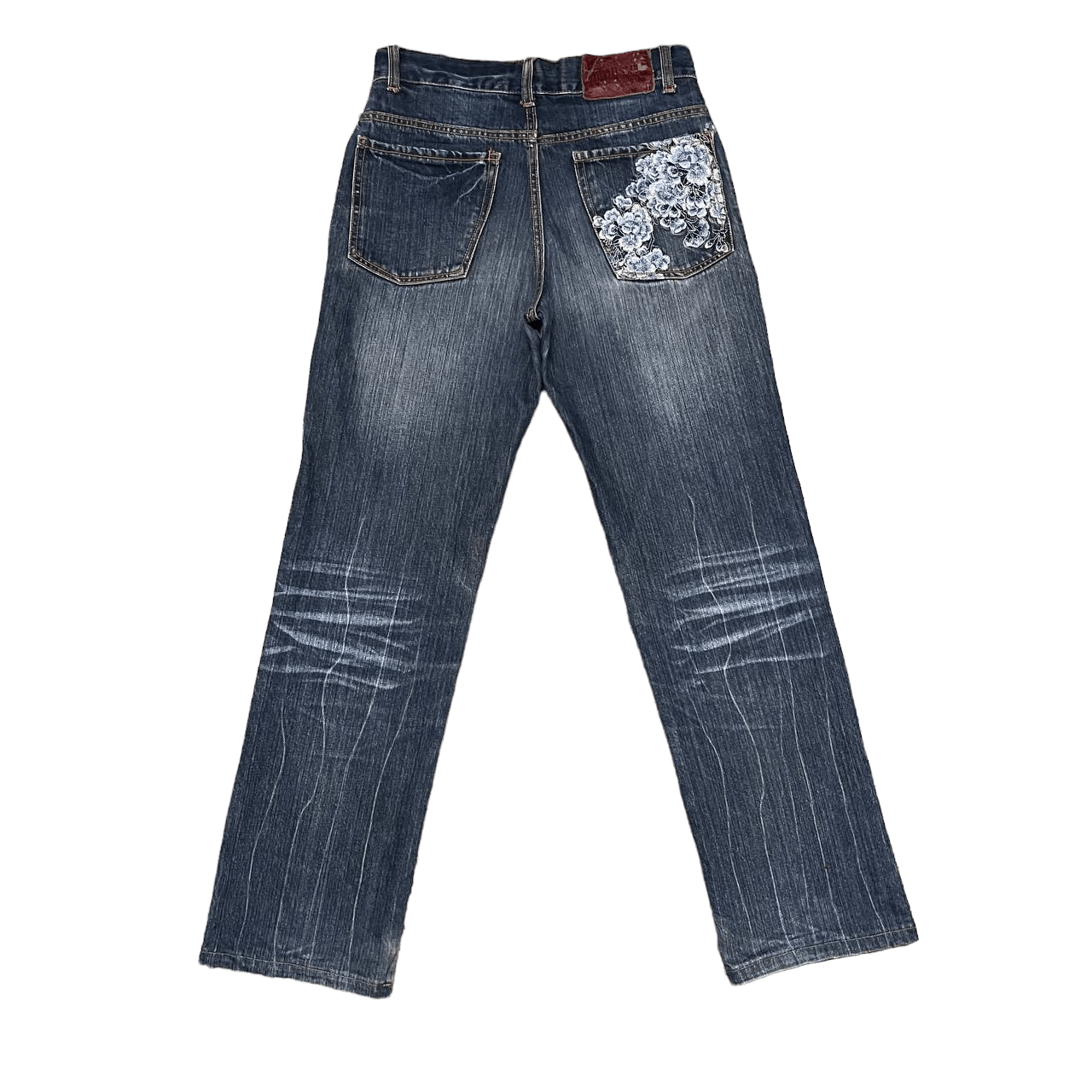 Beauty Beast Vintage Oriental Brand by Nishiki Denim Jeans Size US 30 / EU 46 - 13 Thumbnail