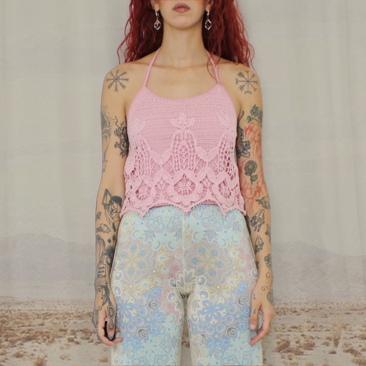 Other 🌸PINK CROCHET TOP🌸 Size M / US 6-8 / IT 42-44 - 1 Thumbnail