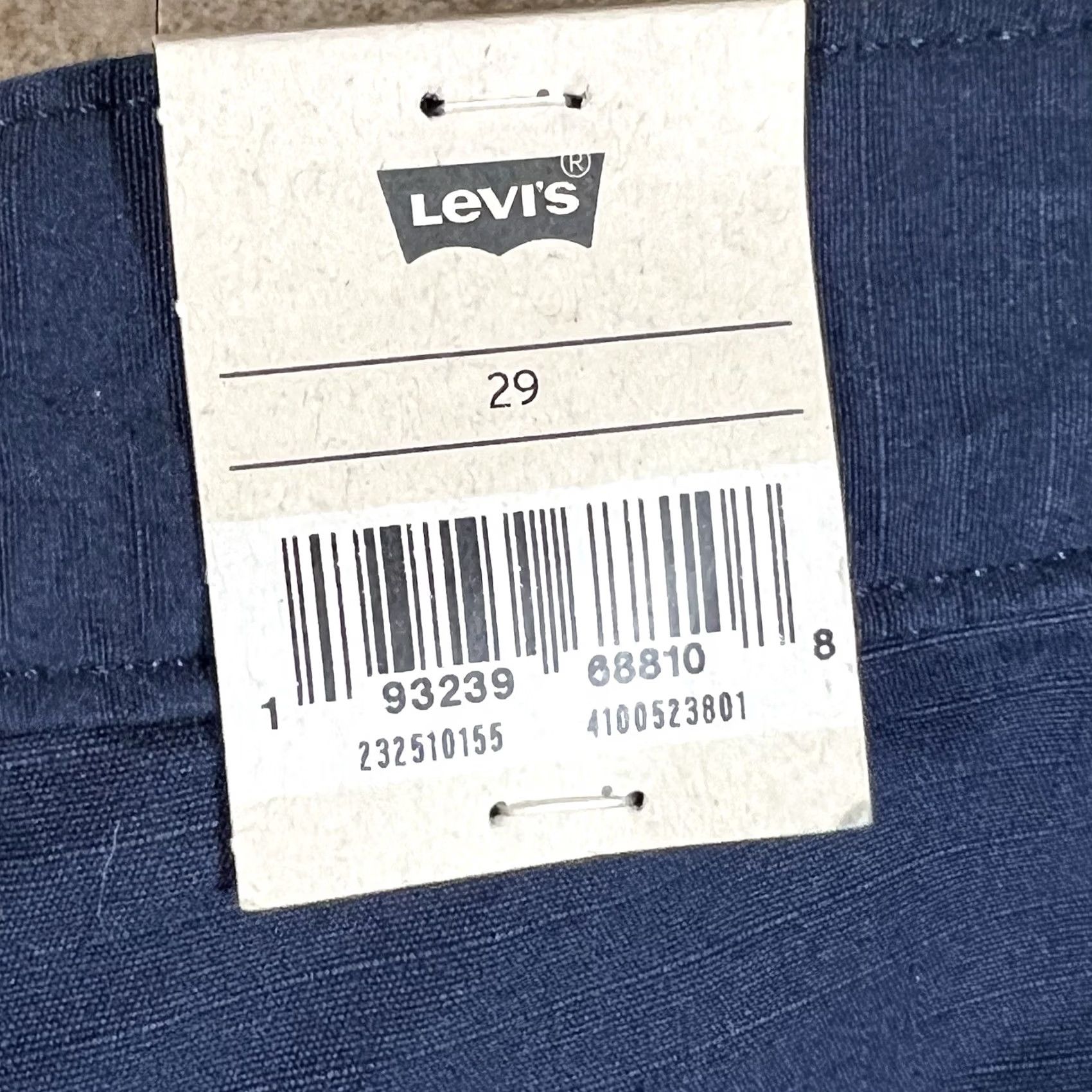 Levi's VINTAGE? No. Levi's Cargo Shorts Mens 29 Blue Cotton Casual & Stylish Shorts (Regular) Mens Boy? Size US 29 - 4 Thumbnail