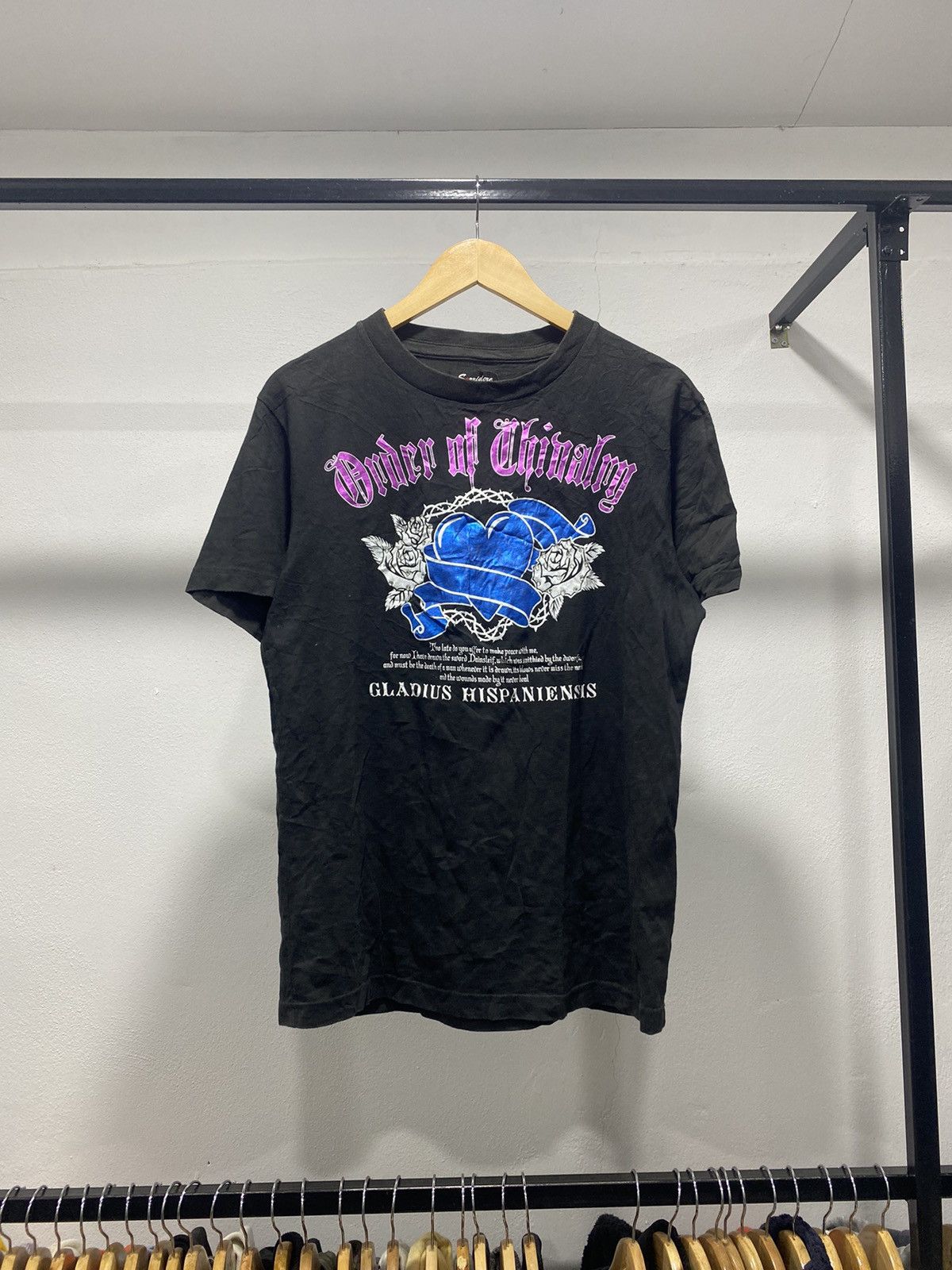 Hysteric Glamour Sick☠️ Sorridere Poem Love Y2K Punk Grunge Lgb Ed Hardy Size US M / EU 48-50 / 2 - 2 Thumbnail
