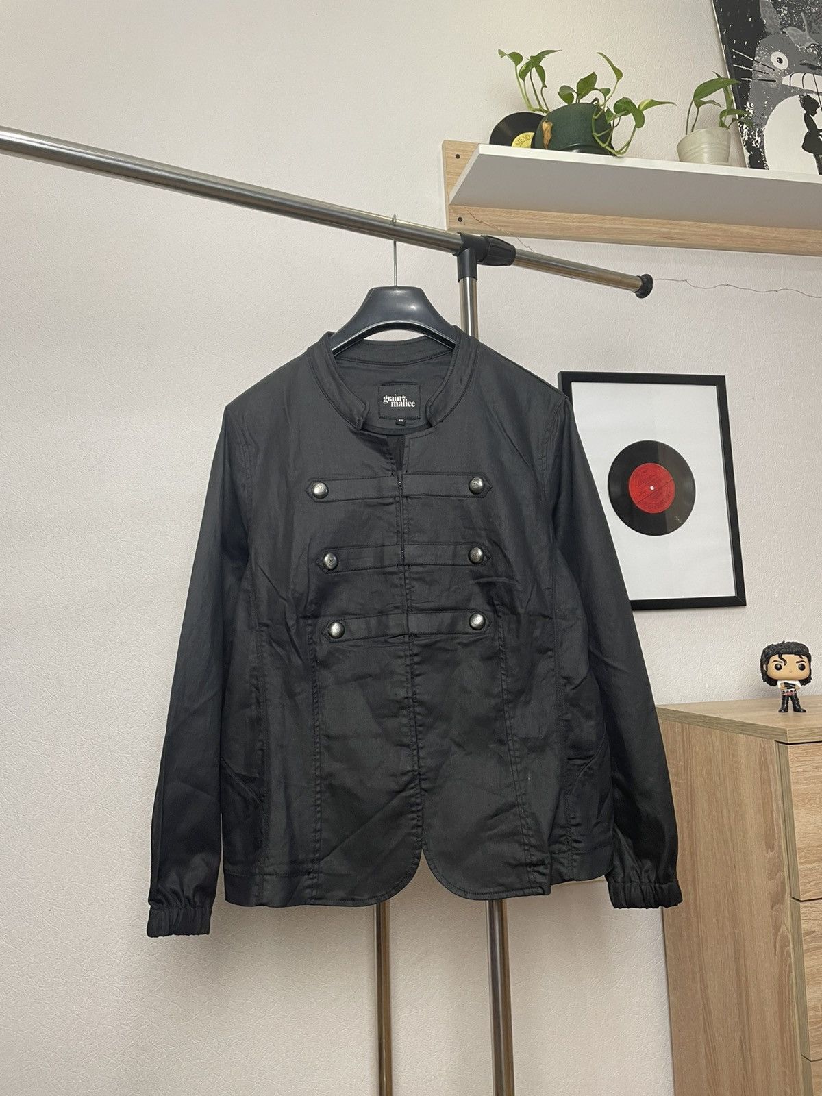 Vintage Vintage Avant-Garde Waxed Napoleon Jacket Size M / US 6-8 / IT 42-44 - 2 Thumbnail