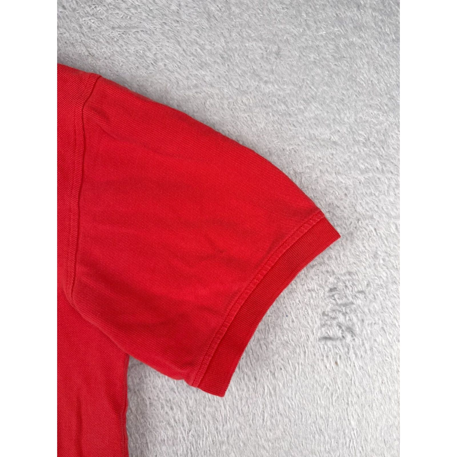 Tommy Hilfiger Tommy Hilfiger Polo Shirt Mens XL Red Short Sleeve Slim Fit Activewear Size US XL / EU 56 / 4 - 2 Thumbnail