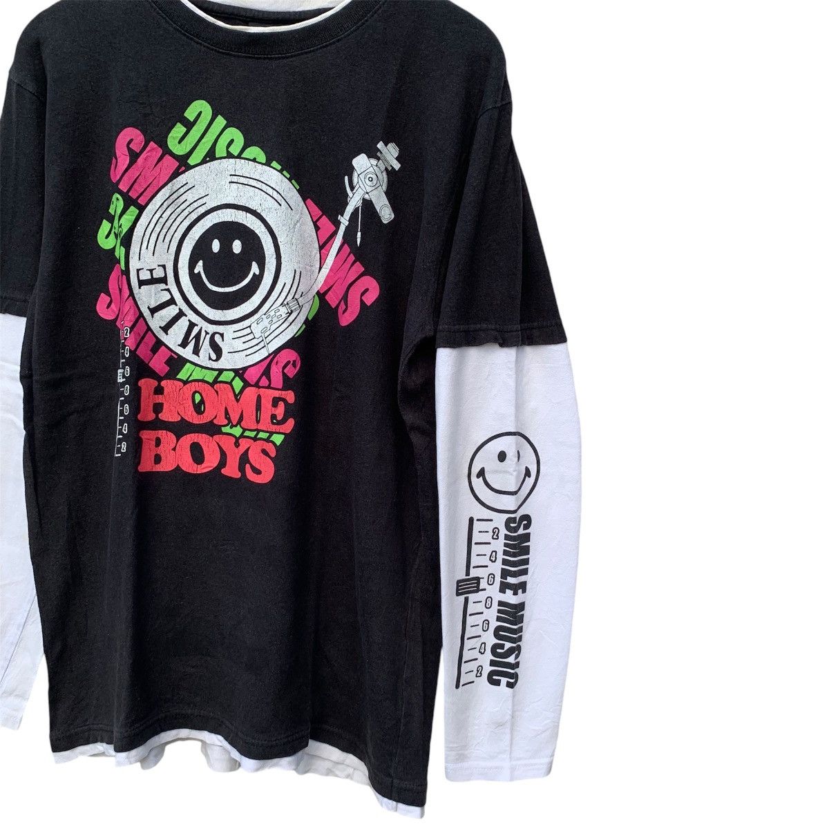 Beauty Beast × If Six Was Nine × Japanese Brand DOUBLE LAYER HOME BOYS Y2K LONG SLEEAVE Size US L / EU 52-54 / 3 - 5 Thumbnail