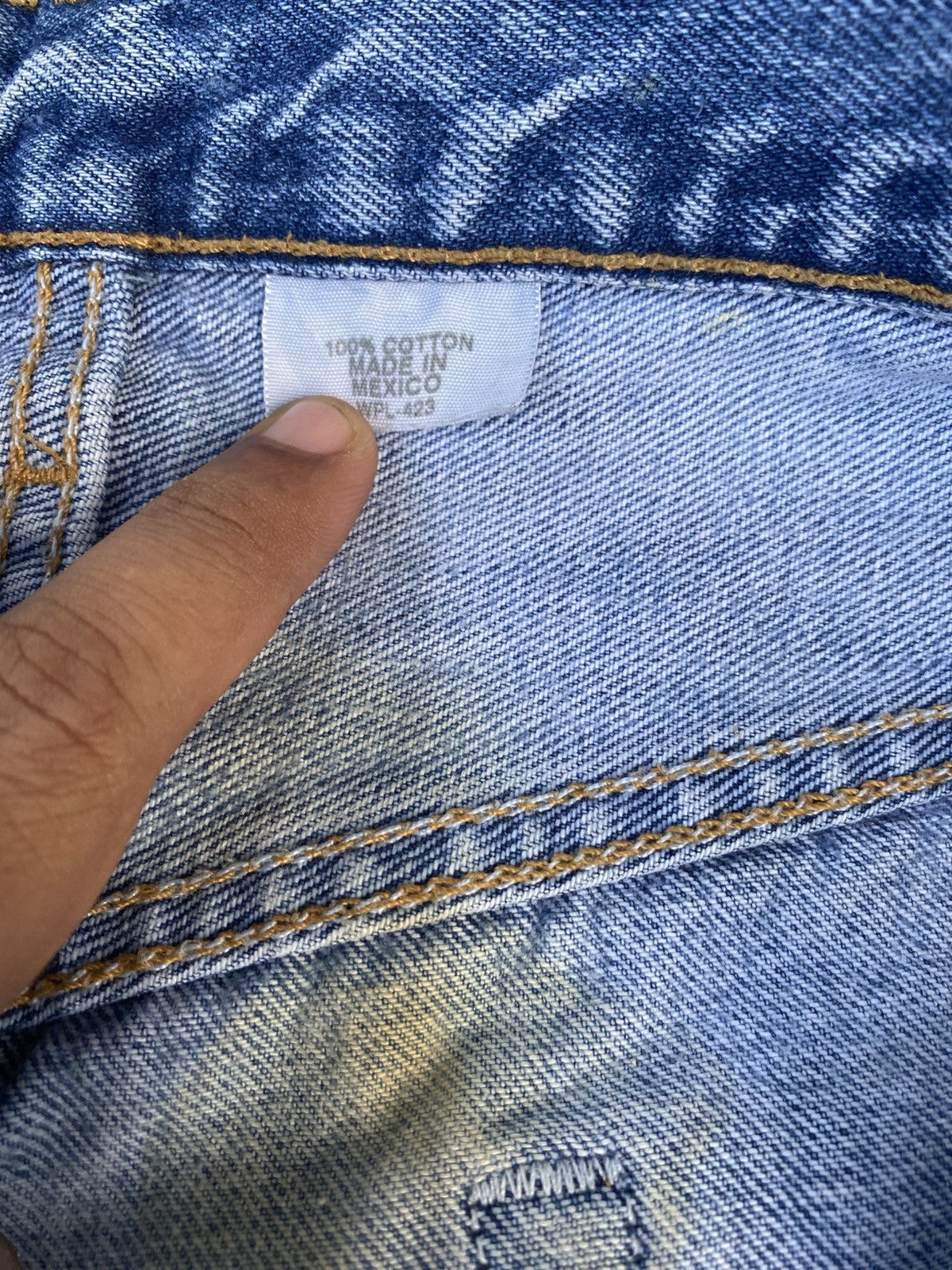 Levi's Vintage Trashed Levis 501 Jeans Distressed Size US 30 / EU 46 - 5 Thumbnail