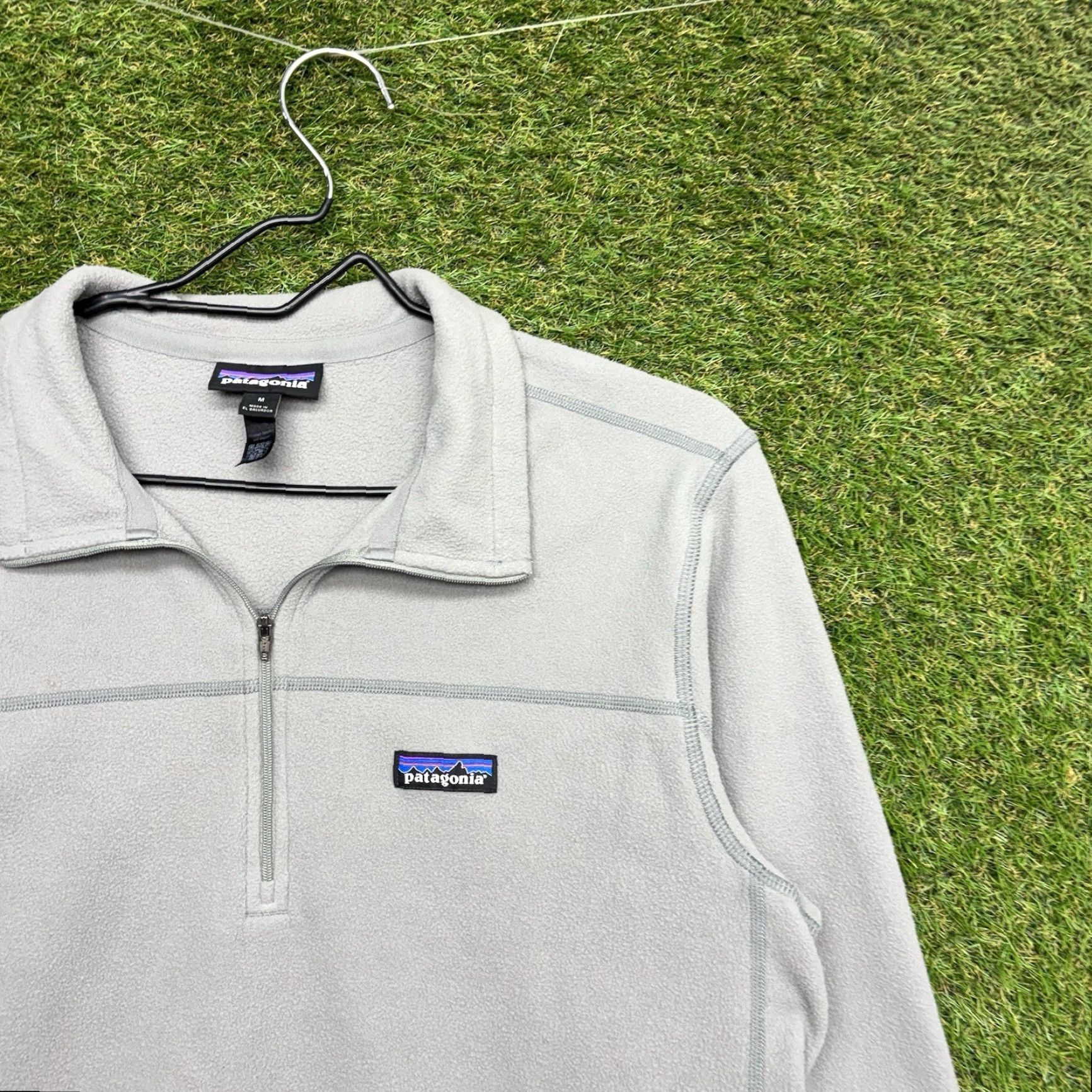 Patagonia Patagonia Micro D 1/4 Zip Fleece Mens Medium Pullover Sweater Hiking 26176 KE7 Size US M / EU 48-50 / 2 - 3 Thumbnail