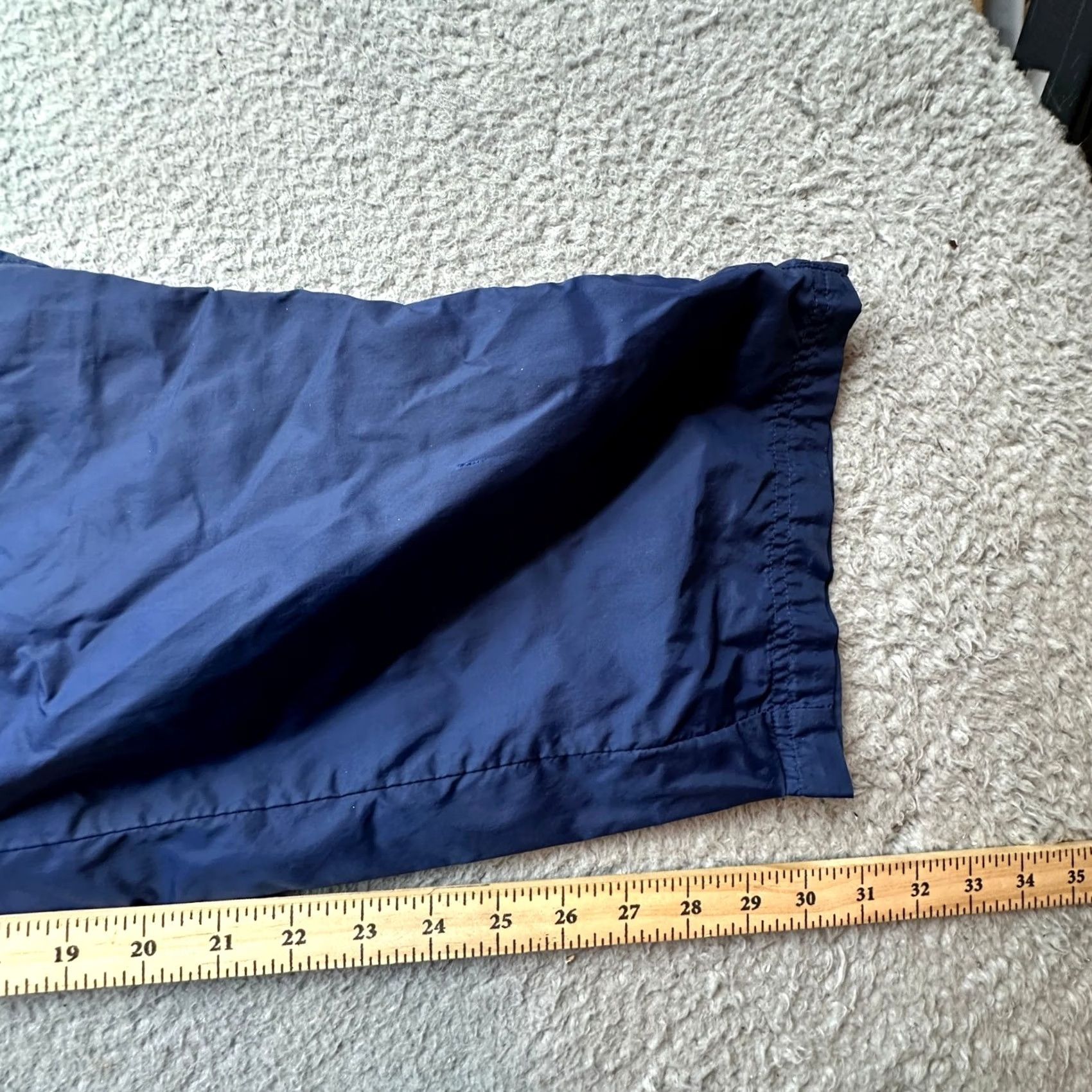 Adidas VINTAGE Adidas Lined Windbreaker Track Pants Mens XL Navy Blue Ankle Zip Sports 90s Men's Pants Size US 36 / EU 52 - 6 Thumbnail