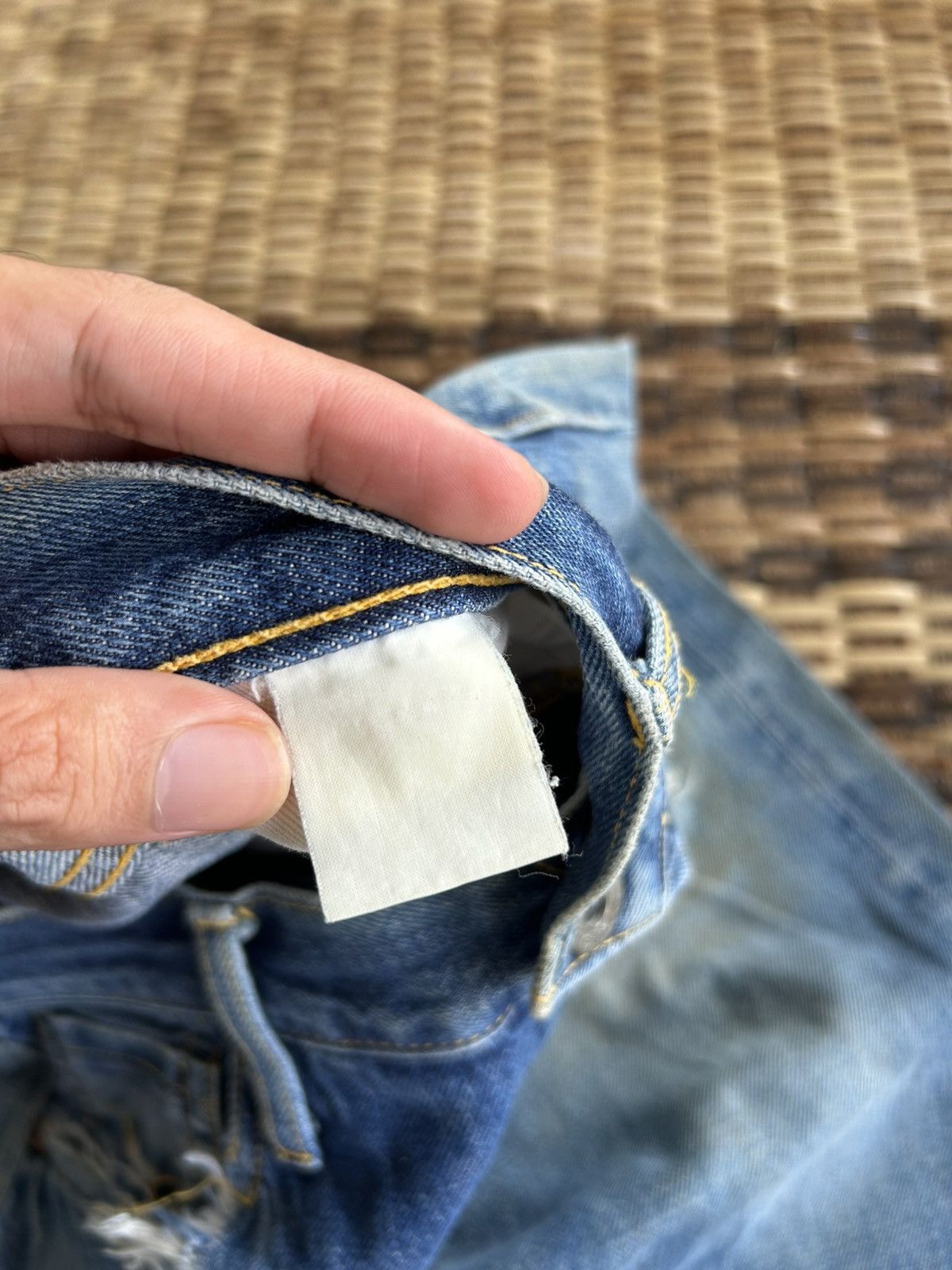 Japanese Brand × Kapital × Vintage Japanese Salvedge Vintage Distressed Denim Jeans Size US 29 - 16 Thumbnail
