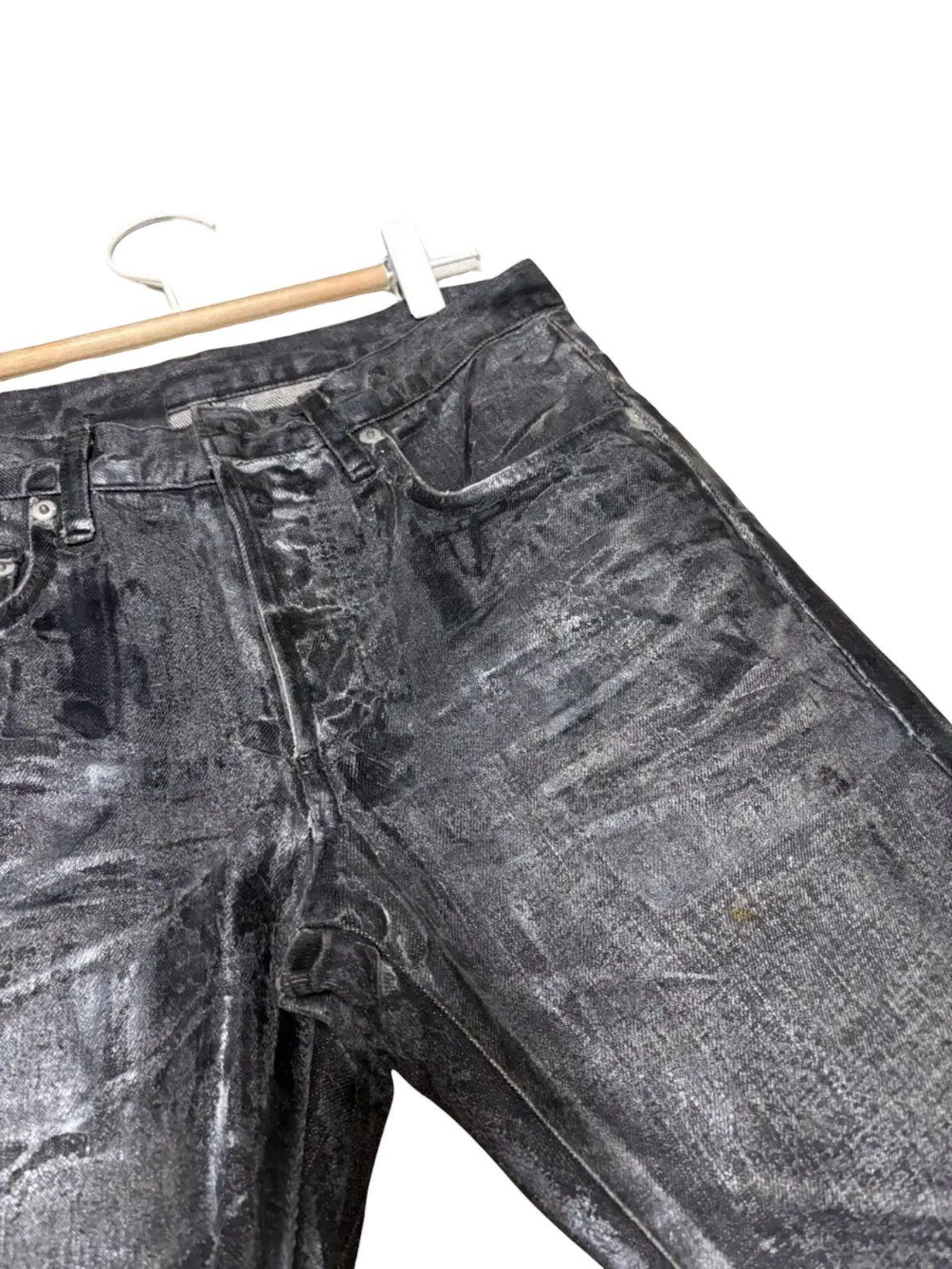 Dior *rare* Dior Homme Hedi Slimane Wax Coated Jean Size US 27 - 3 Thumbnail