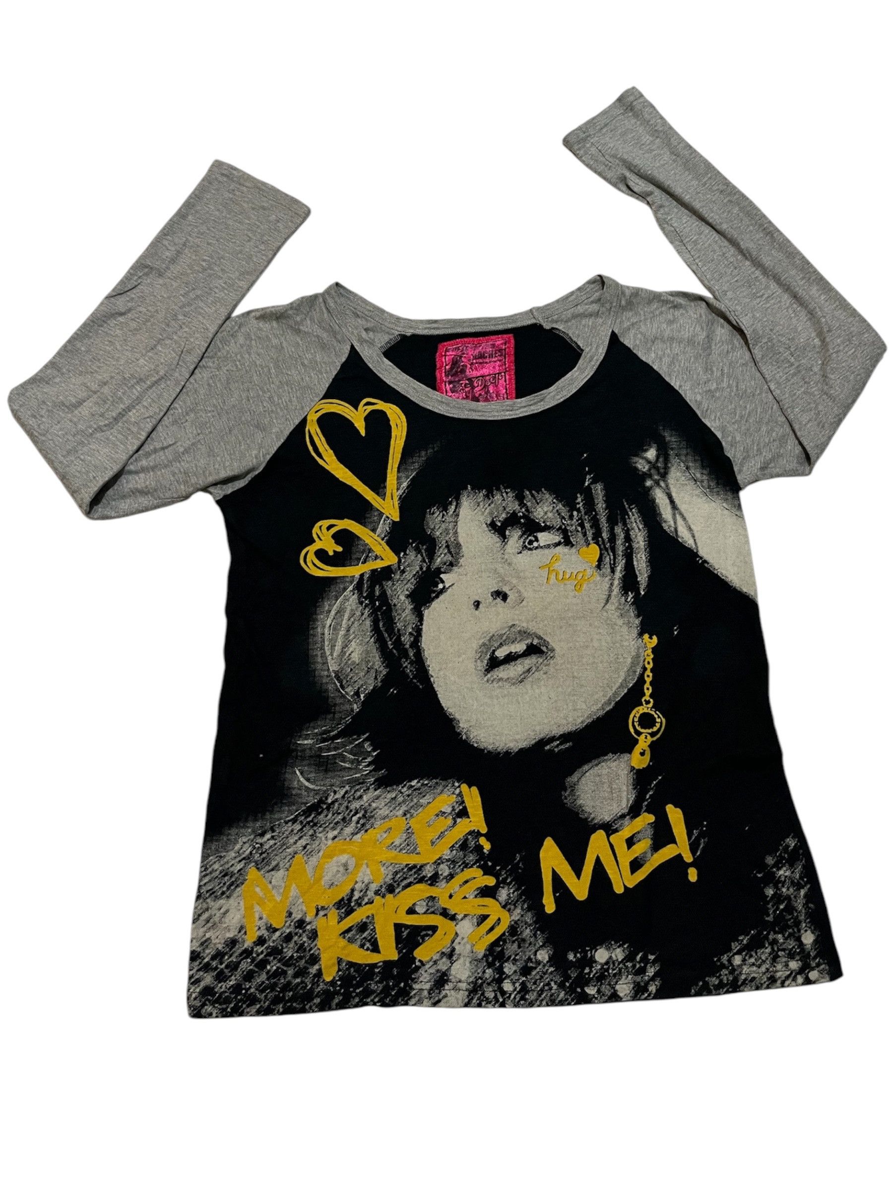 20471120 × Hysteric Glamour × Japanese Brand Dig Deep Japanese Brand Women Face Print Long Sleeve Size L / US 10 / IT 46 - 2 Thumbnail