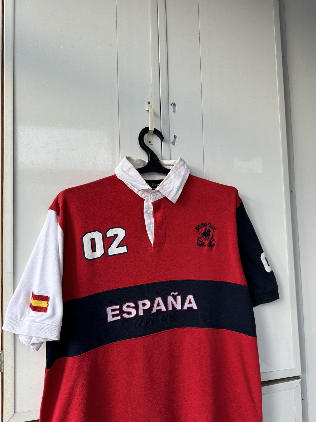 Polo Ralph Lauren Vintage Espana Polo Ralph Style Logo Red Size US L / EU 52-54 / 3 - 5 Thumbnail