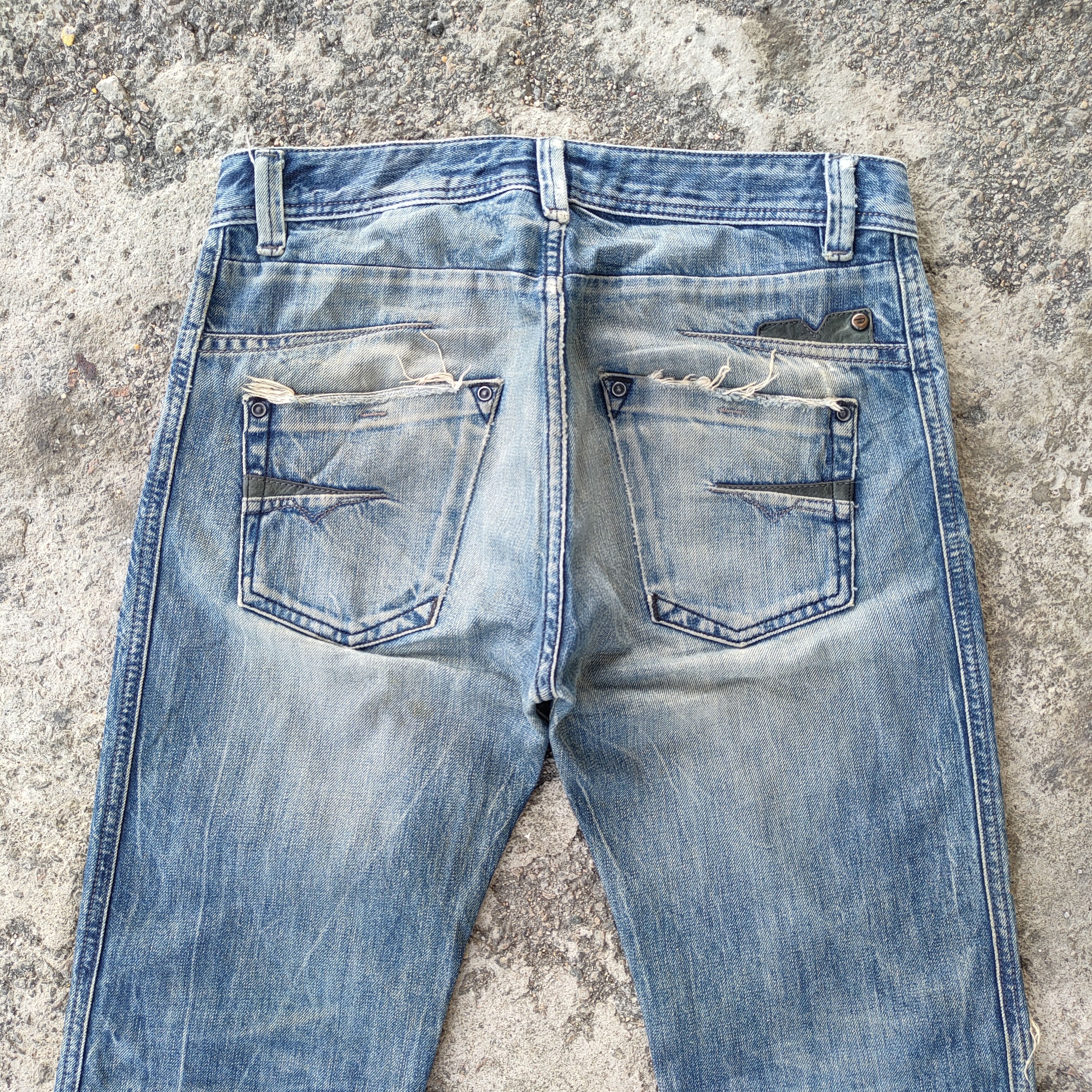 Diesel × Rusty VINTAGE DIESEL RUSTY MUD WASHED FADED JEANS DENIM PANTS Size US 31 - 9 Thumbnail