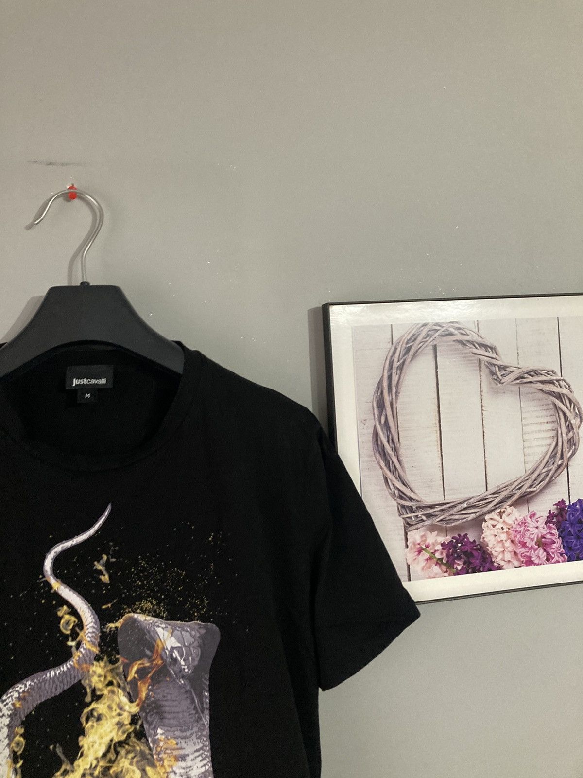 Just Cavalli × Roberto Cavalli Roberto Just cavalli flame tee tshirt M y2k drip old money Size US M / EU 48-50 / 2 - 3 Thumbnail