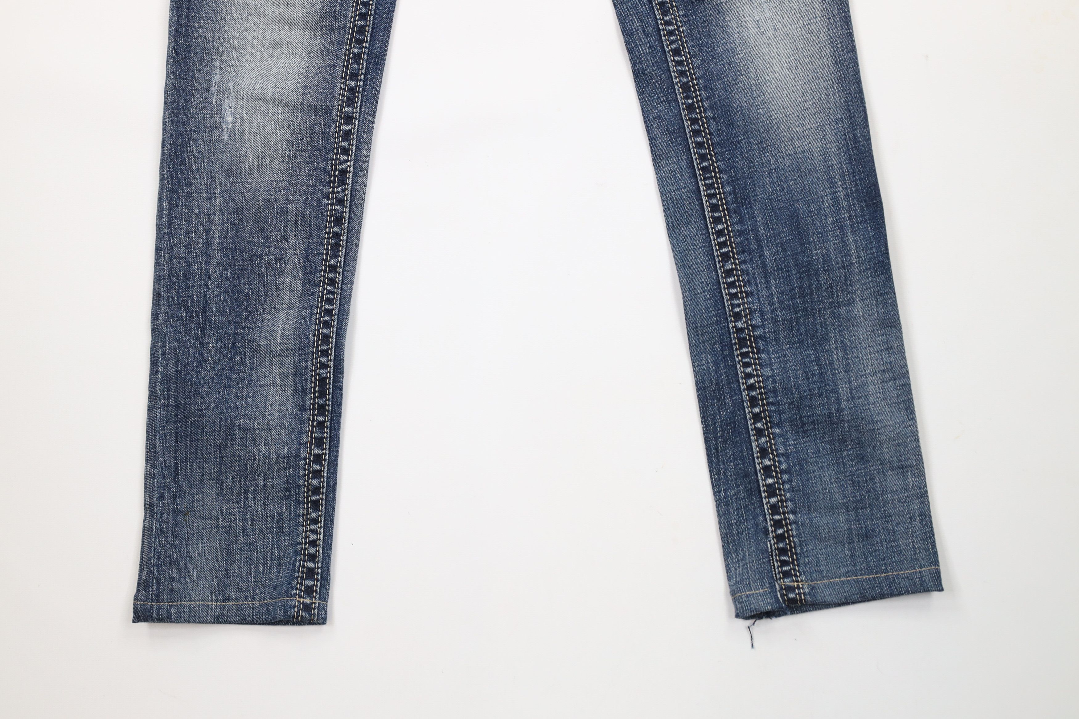 Rock Revival × Vintage Rock Revival Thick Stitch Gwen Skinny Leg Denim Jeans Blue Size 26" / US 2 / IT 38 - 2 Thumbnail