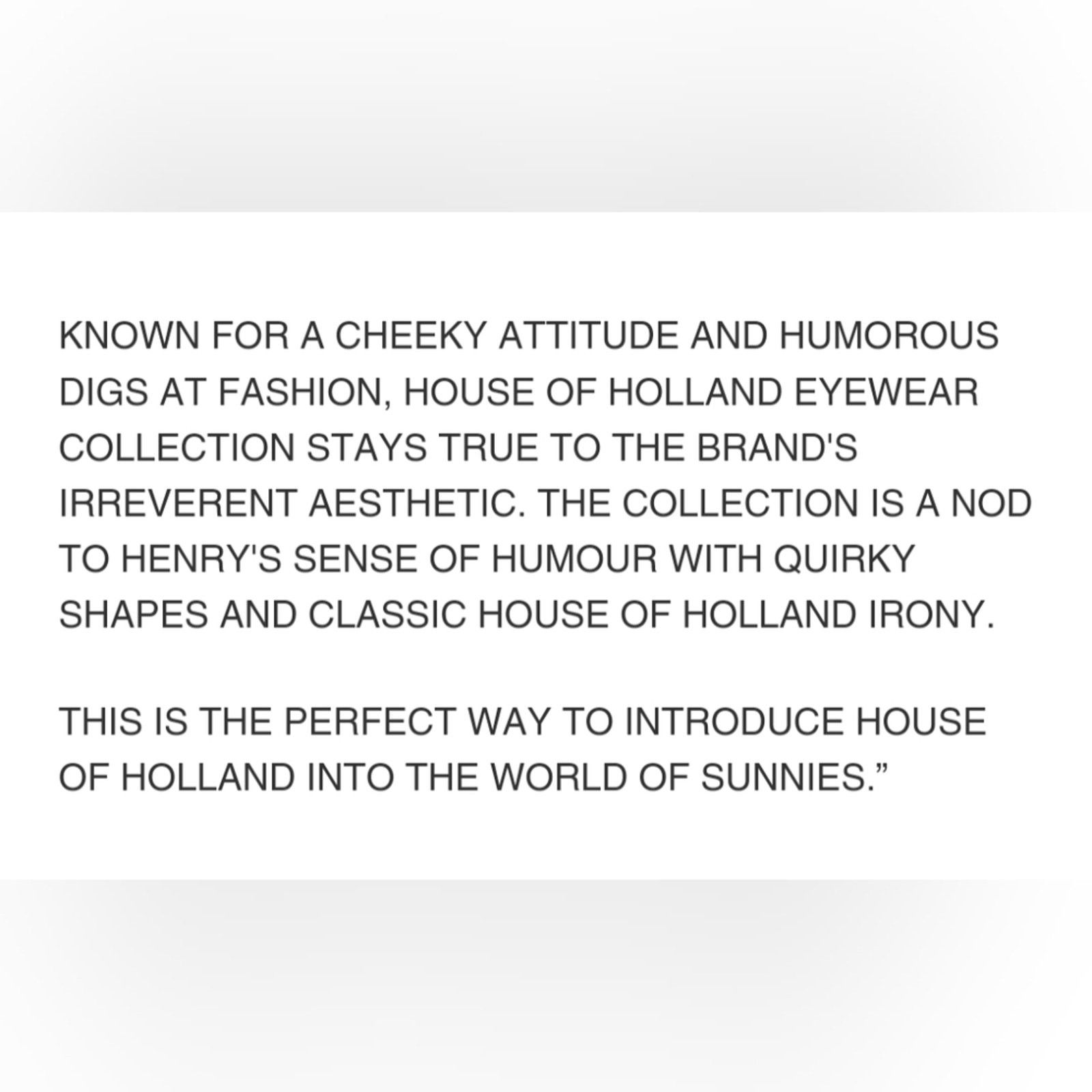 House Of Holland House of Holland SUPERHERO Sunglasses 🖤 New without tags! Size ONE SIZE - 5 Thumbnail