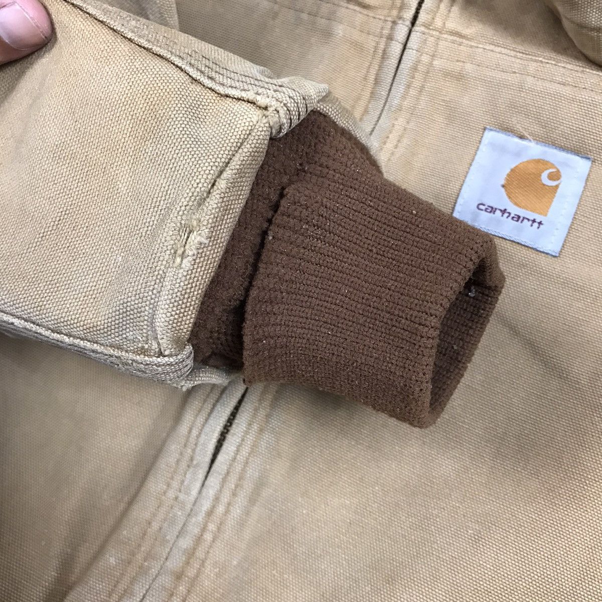 Carhartt × Vintage CARHARTT FADED ZIPPER HOODIE JACKET Size US M / EU 48-50 / 2 - 16 Thumbnail