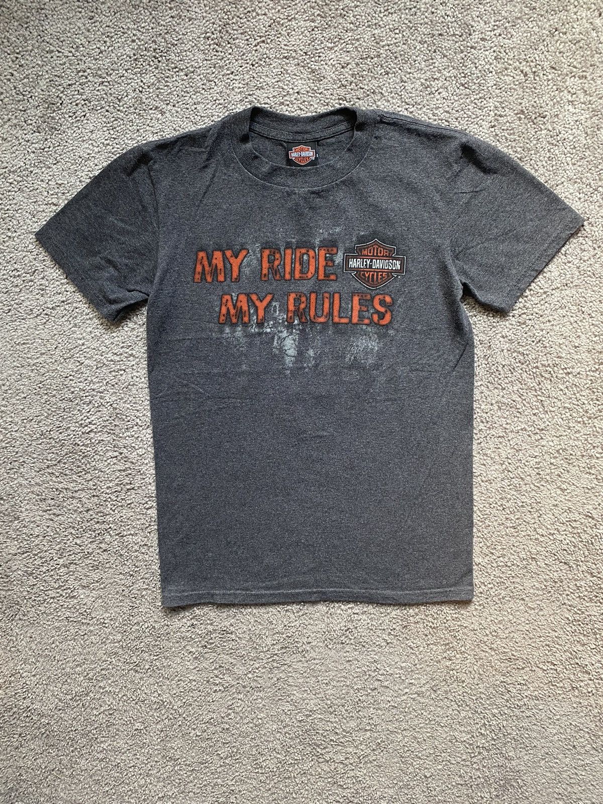Harley Davidson × Vintage Vintage Y2K Harley Davidson Tee Shirt Size US S / EU 44-46 / 1 - 2 Thumbnail