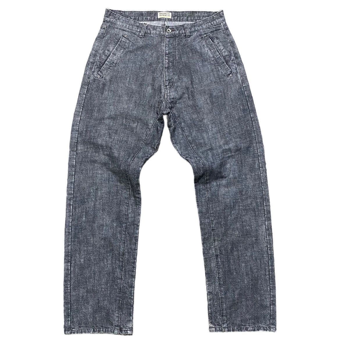 Vintage Brooklyn Overalls Denim Baggy Skater Pants Size US 32 / EU 48 - 1 Thumbnail