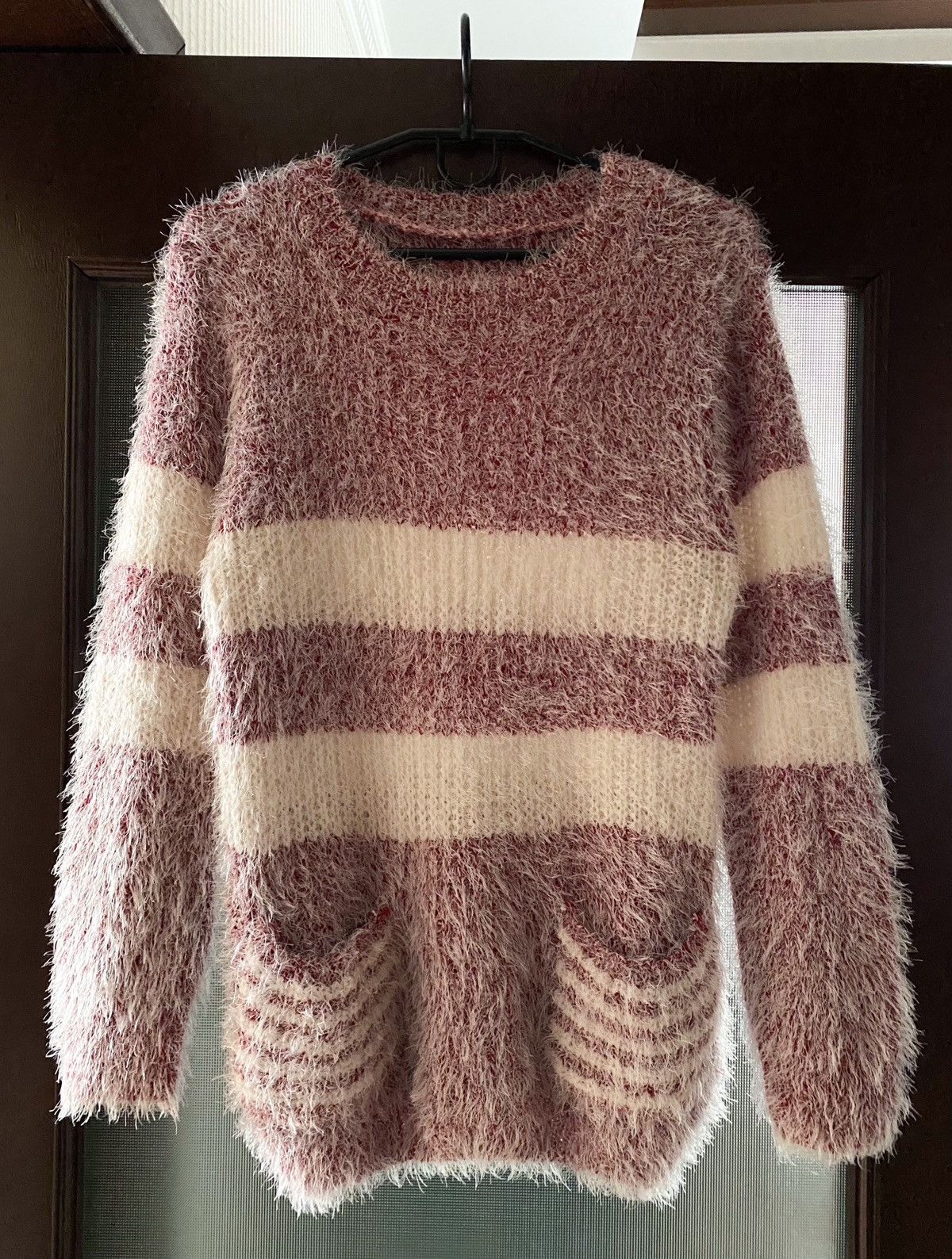 Japanese Brand Japanese vintage Mohair Style Unisex Fuzzy Knit Sweater Size US S / EU 44-46 / 1 - 2 Thumbnail
