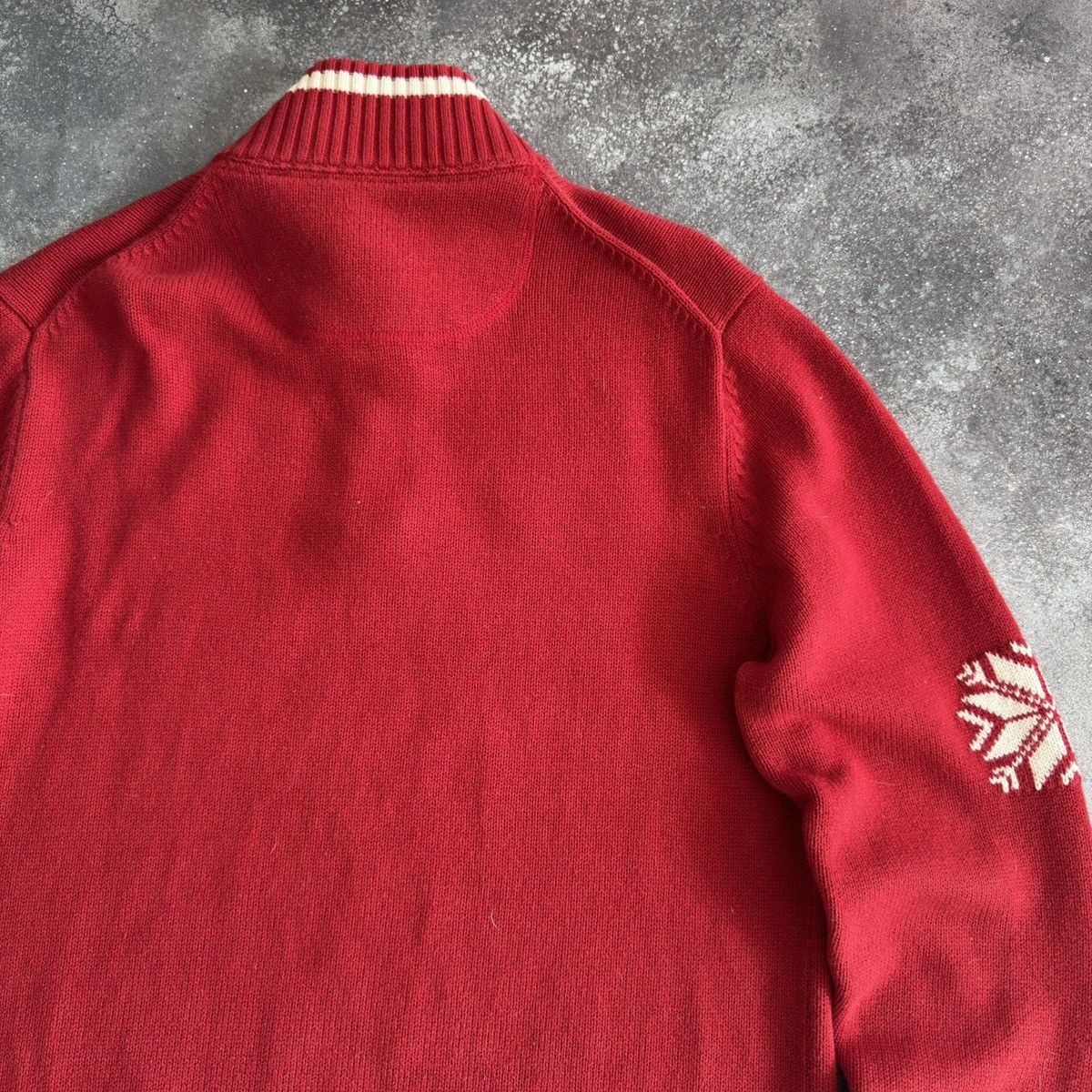 20471120 × Vintage Snow Polo Cup Vintage Knit Sweater (Ralph Lauren style) Size US M / EU 48-50 / 2 - 9 Thumbnail