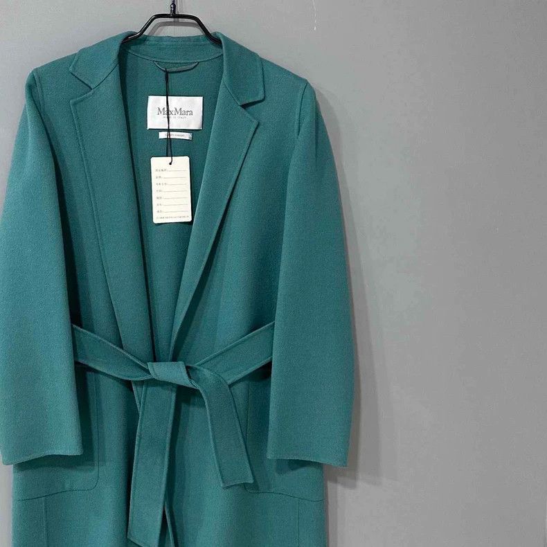 Max Mara Max Mara Lake Green Wool Coat Size M / US 6-8 / IT 42-44 - 2 Thumbnail
