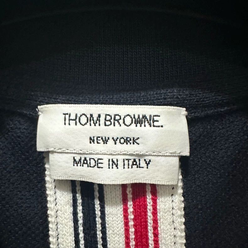 Thom Browne Thom Browne Sea blue back color Polo short sleeves Size US M / EU 48-50 / 2 - 4 Thumbnail