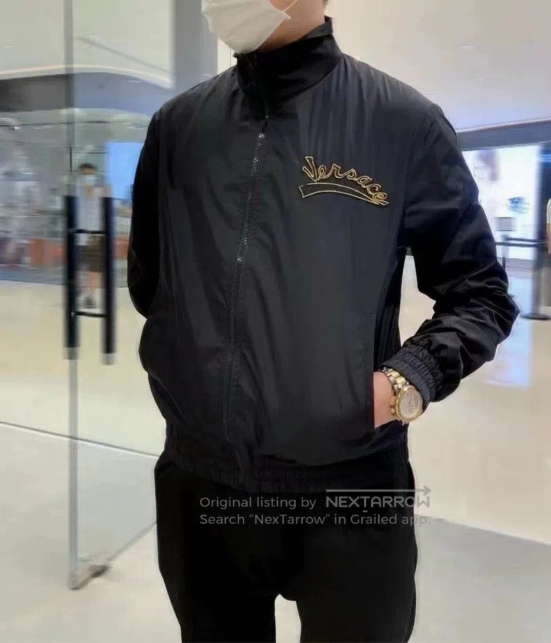 Versace Versace A stand-up collar thin men's jacket jacket Size US L / EU 52-54 / 3 - 8 Thumbnail