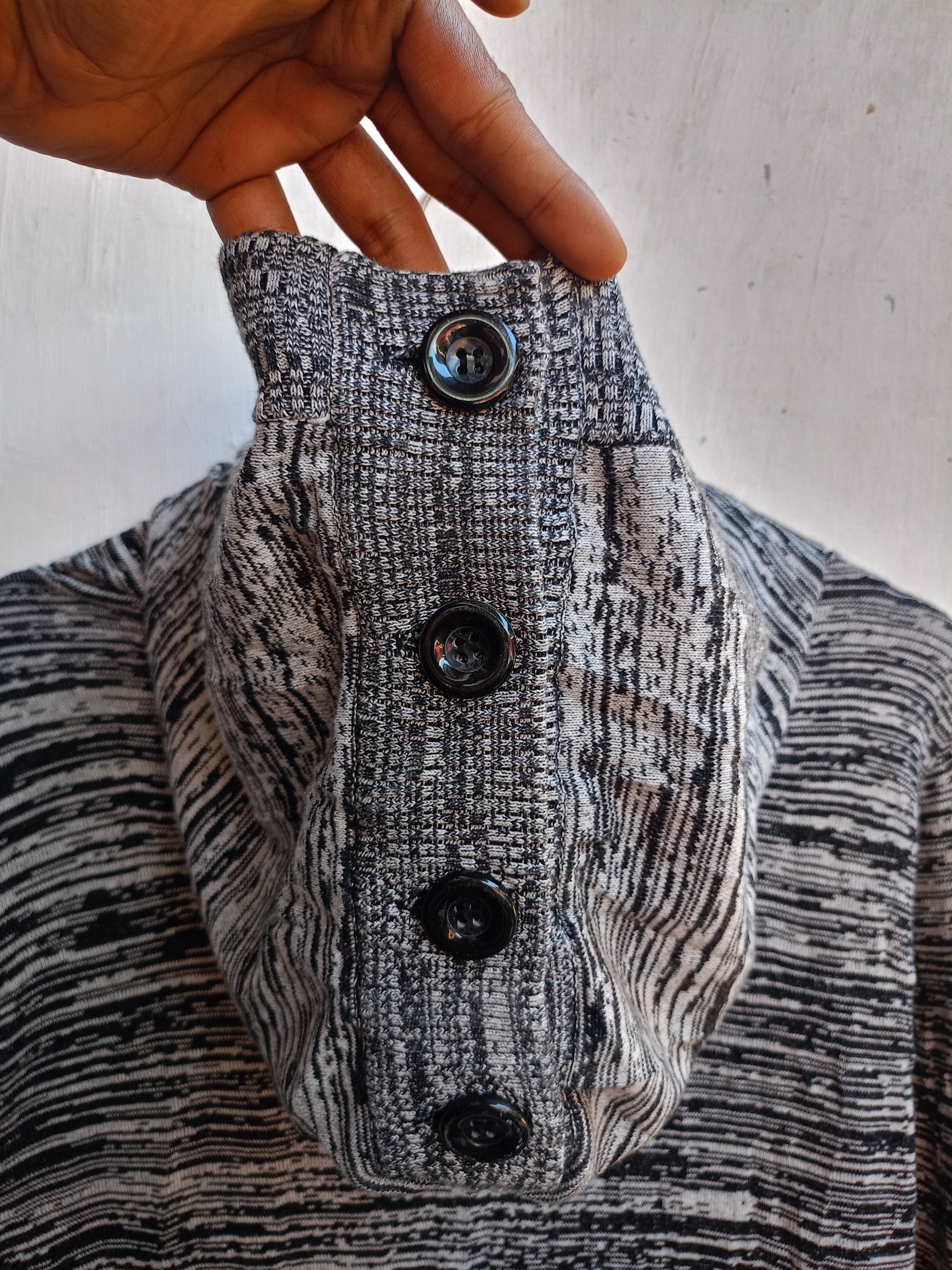 semanticdesign Semantic Design Button Knit Hoodie style ifsixwasnine Size US M / EU 48-50 / 2 - 6 Thumbnail