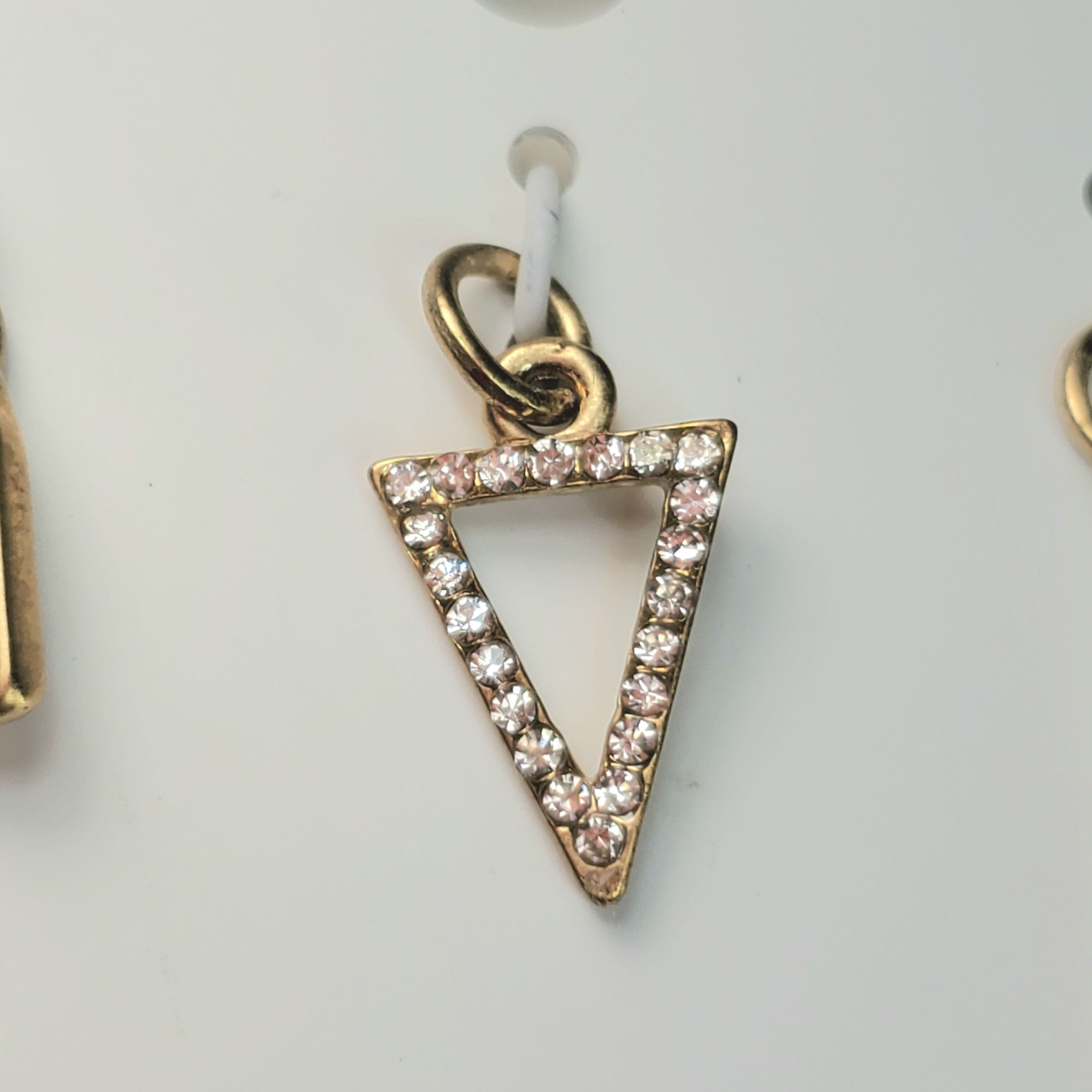 Apt. 9 Apt.9 NEW Charms Gold Tone Geometric Diamond Triangle Bar Size ONE SIZE - 3 Thumbnail