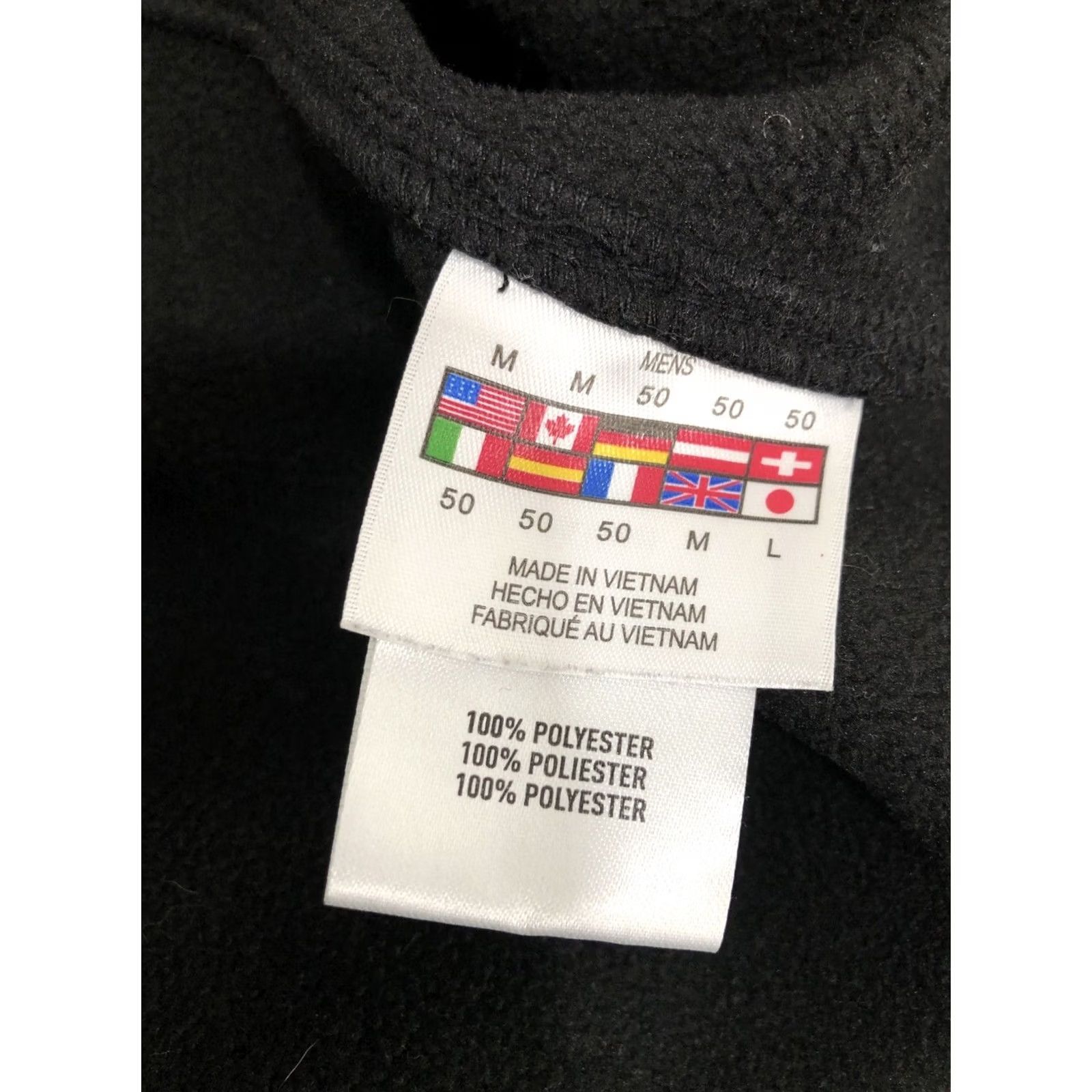Spyder SPYDER Embroidered Md. Fleece Lined Sweater Jacket - EXCELLENT | Men | L | Black | Pullover Sweater Jacket | Ski Snowboard Theme Size US L / EU 52-54 / 3 - 7 Thumbnail