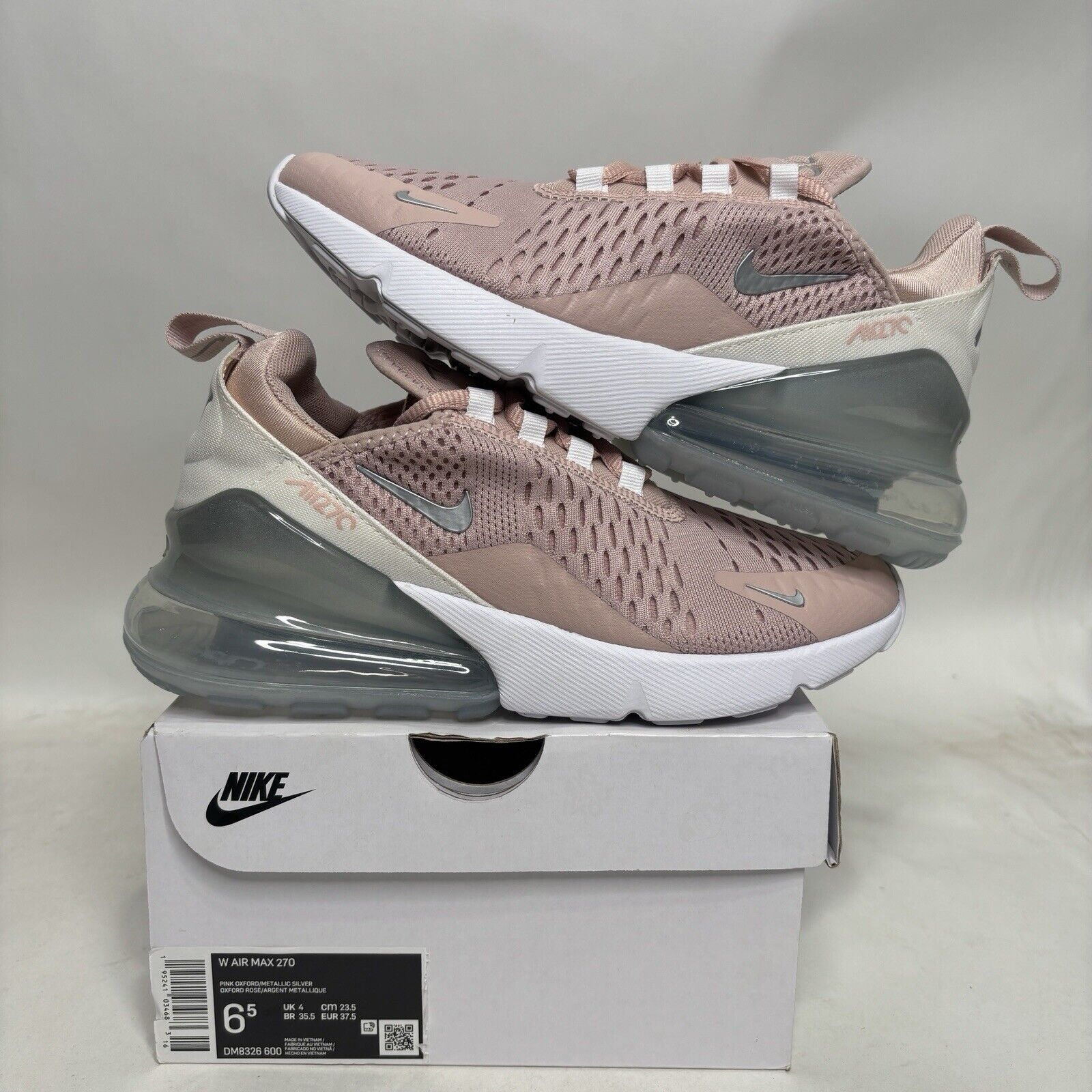 Nike Nike Air Max 270 WMNS “Pink Oxford Metallic Silver” 2024 Size US 6.5 / IT 36.5 - 1 Thumbnail