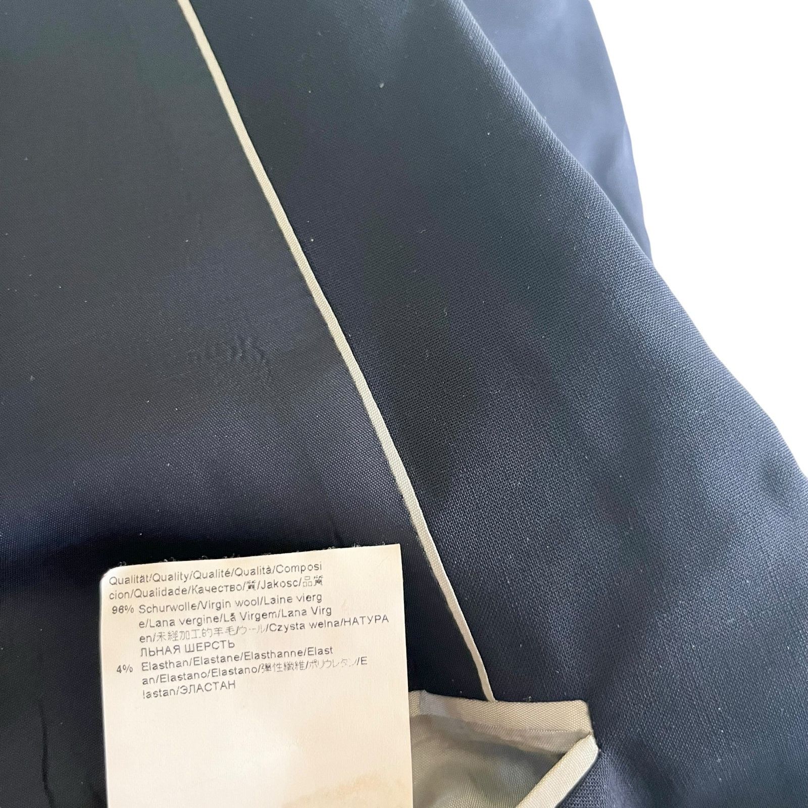 Hugo Boss BOSS Hugo Boss The Jam75/Sharp3 Blue Wool Blazer Jacket 40R Size 40R - 5 Thumbnail