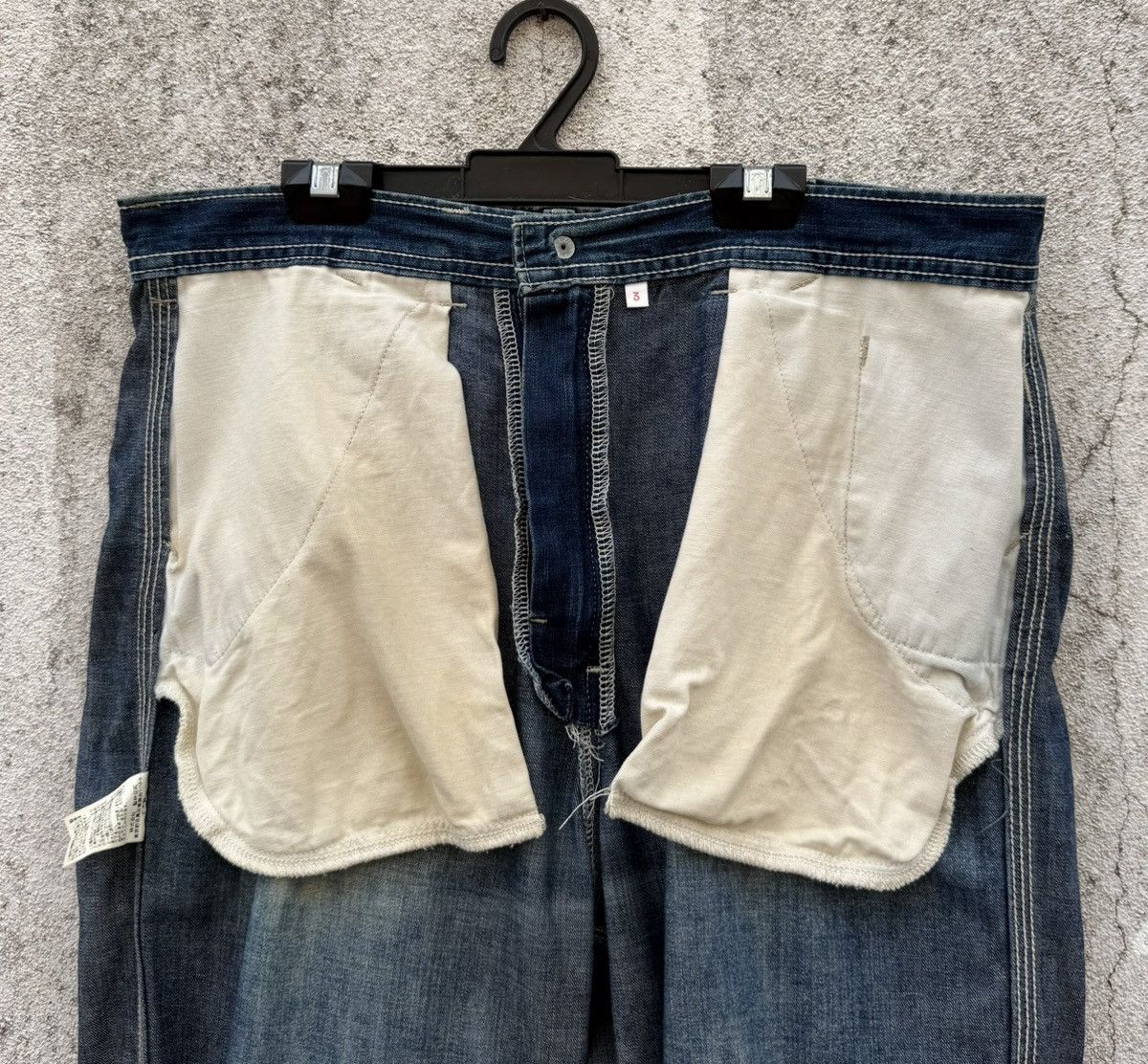 Blue Blue Japan Blue Blue Japan Denim Work Pants Heavy Distressed Carpenter Size US 32 / EU 48 - 16 Thumbnail