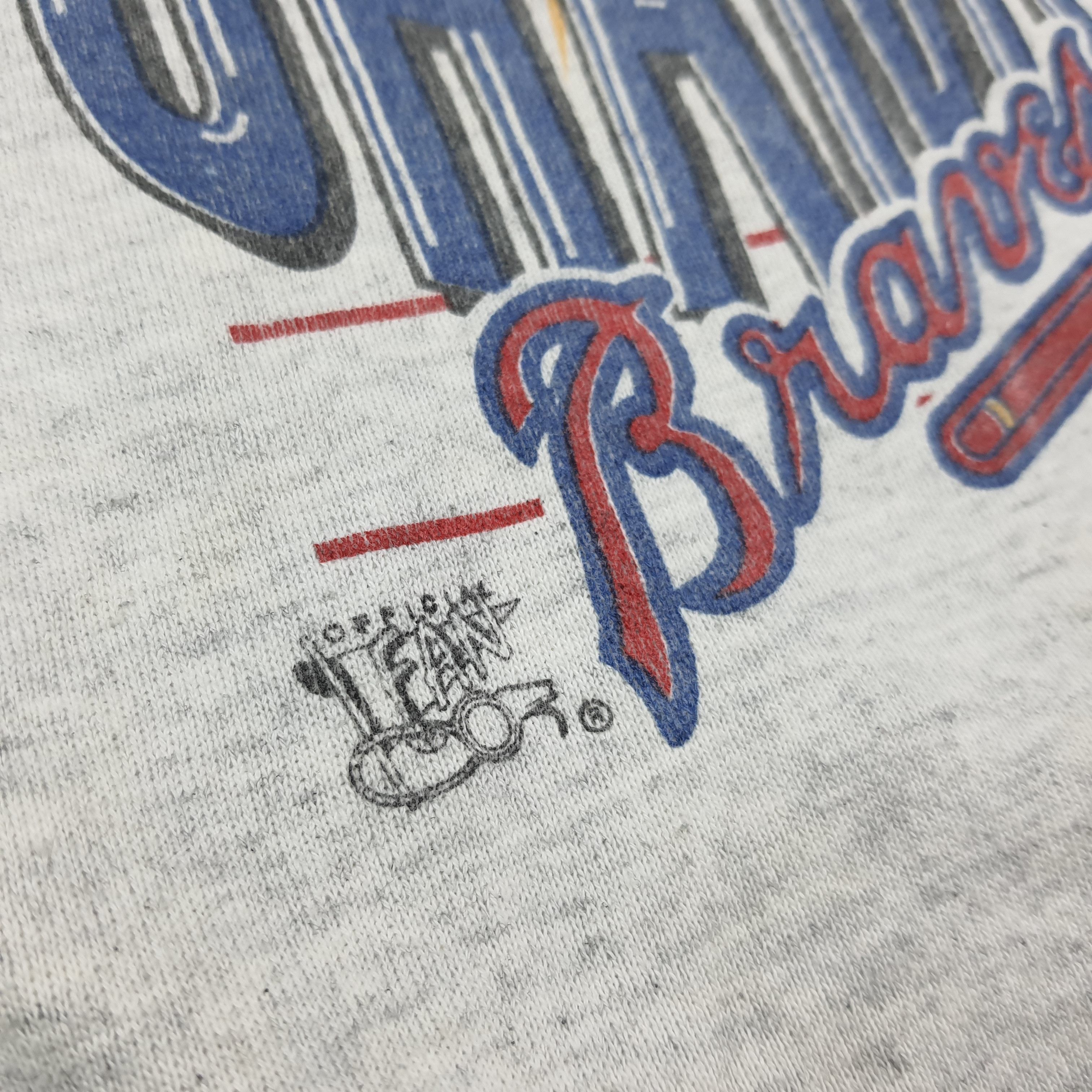 MLB Vintage 90s MLB Atlanta Braves National League C287N6 Size US XL / EU 56 / 4 - 3 Thumbnail