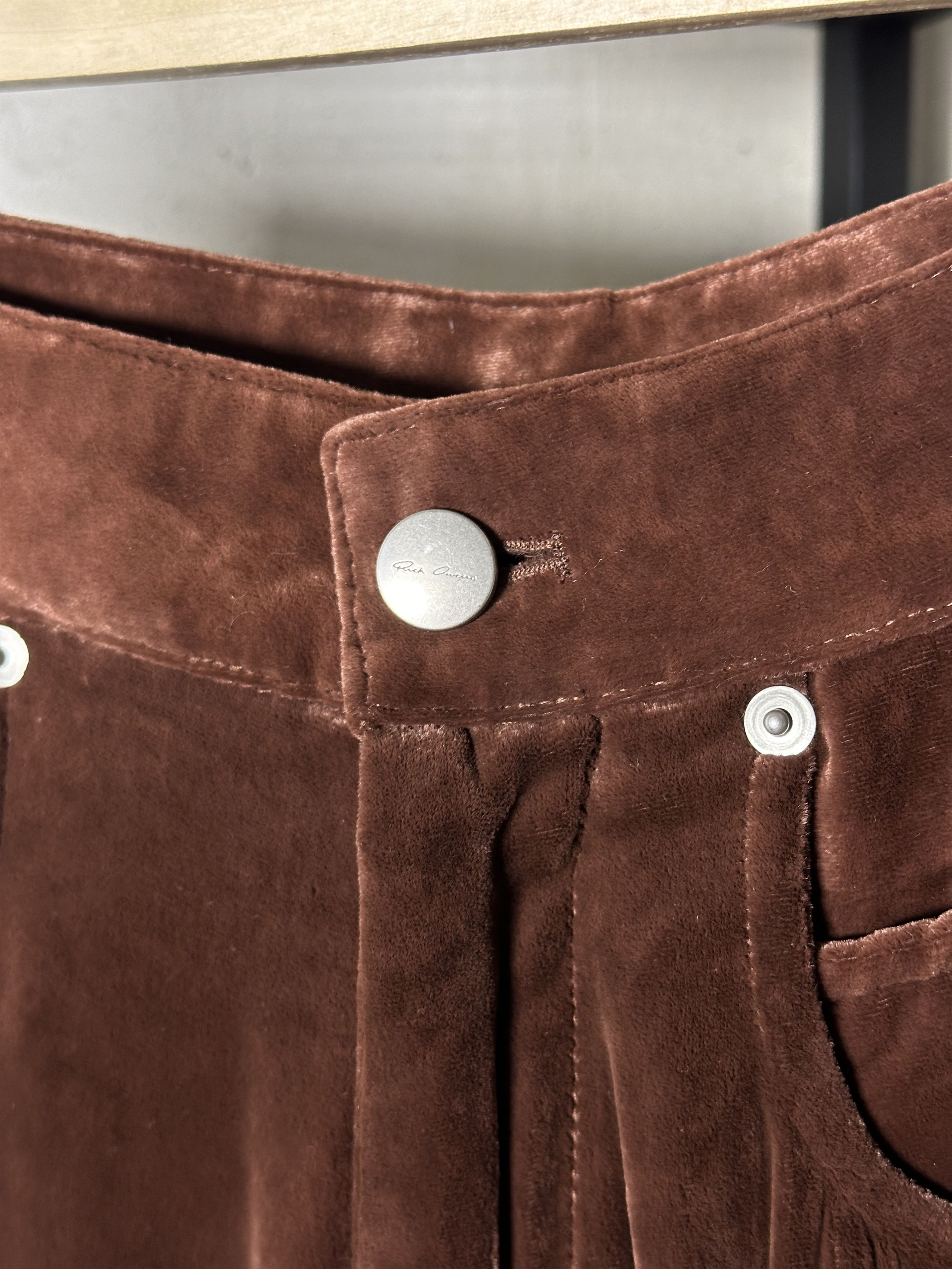 Rick Owens Rick Owens Brown Bolan Bootcut Trousers Size 26" / US 2 / IT 38 - 6 Thumbnail