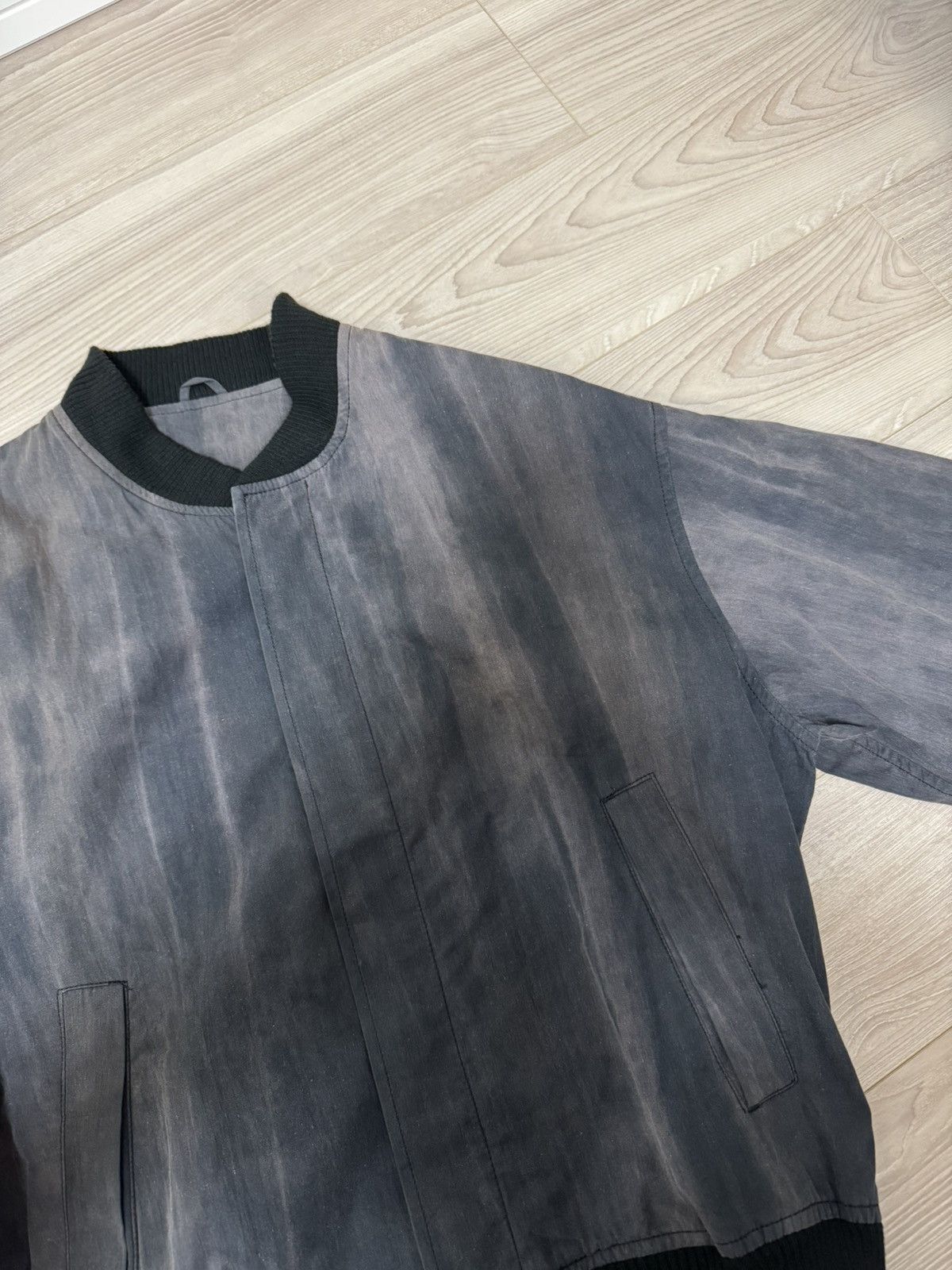 Comme des Garcons Homme COMME des GARÇONS HOMME Patterned Faded Bomber - 1980s Size US M / EU 48-50 / 2 - 3 Thumbnail