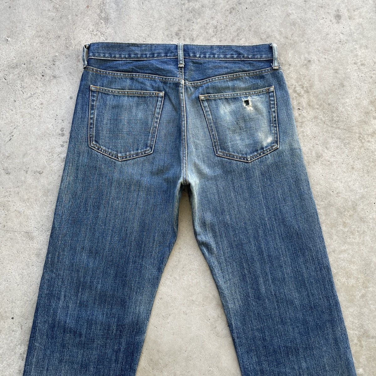 Japanese Brand W34💥 Vintage Japanese Brand Faded Jeans Denim Pants Size US 34 / EU 50 - 8 Thumbnail