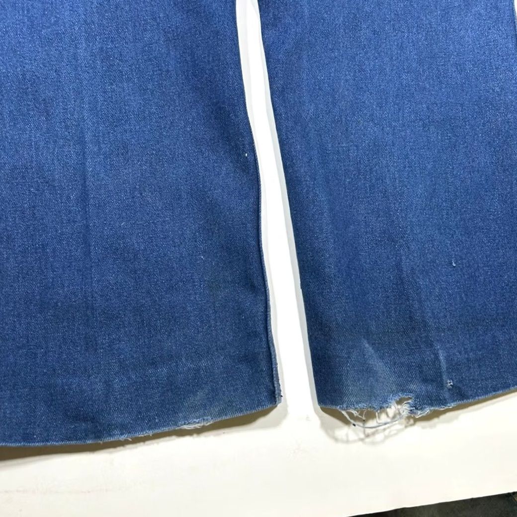 Levi's VINTAGE Levi's Mens Straight Leg Denim Jeans Medium Wash Altered Hem 42x28 Size US 42 / EU 58 - 7 Thumbnail