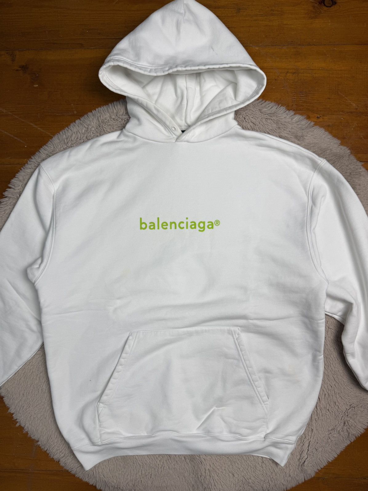Balenciaga Balenciaga logo hoodie Size US S / EU 44-46 / 1 - 1 Thumbnail