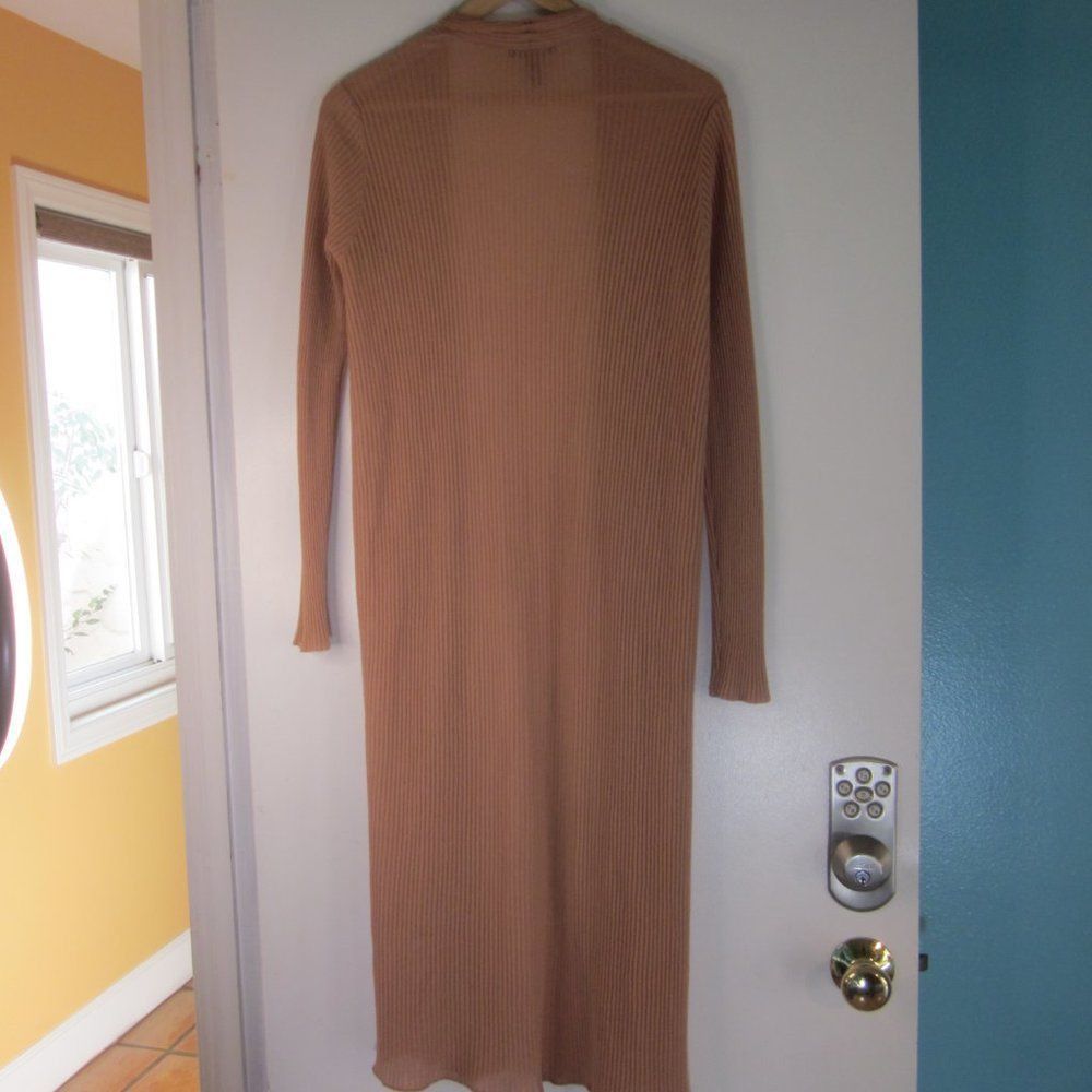 Eileen Fisher Eileen Fisher Women Size S Ribbed Long Lightweight Knit Cardigan Sweater / Top Size S / US 4 / IT 40 - 5 Thumbnail