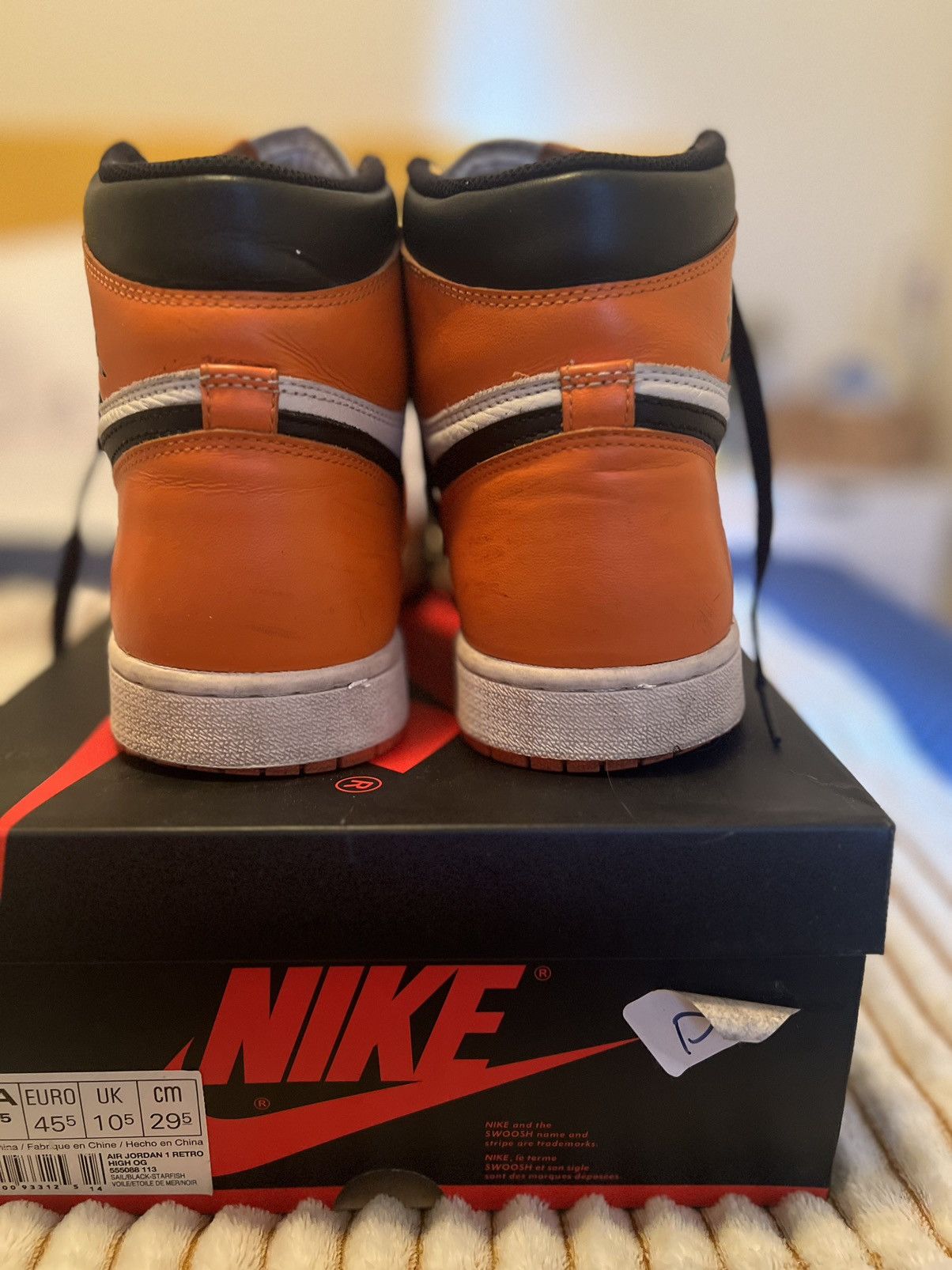 Jordan Brand × Nike Air Jordan 1 OG Reverse Shattered Backboard (sz 11.5 US) Size US 11.5 / EU 44-45 - 4 Thumbnail