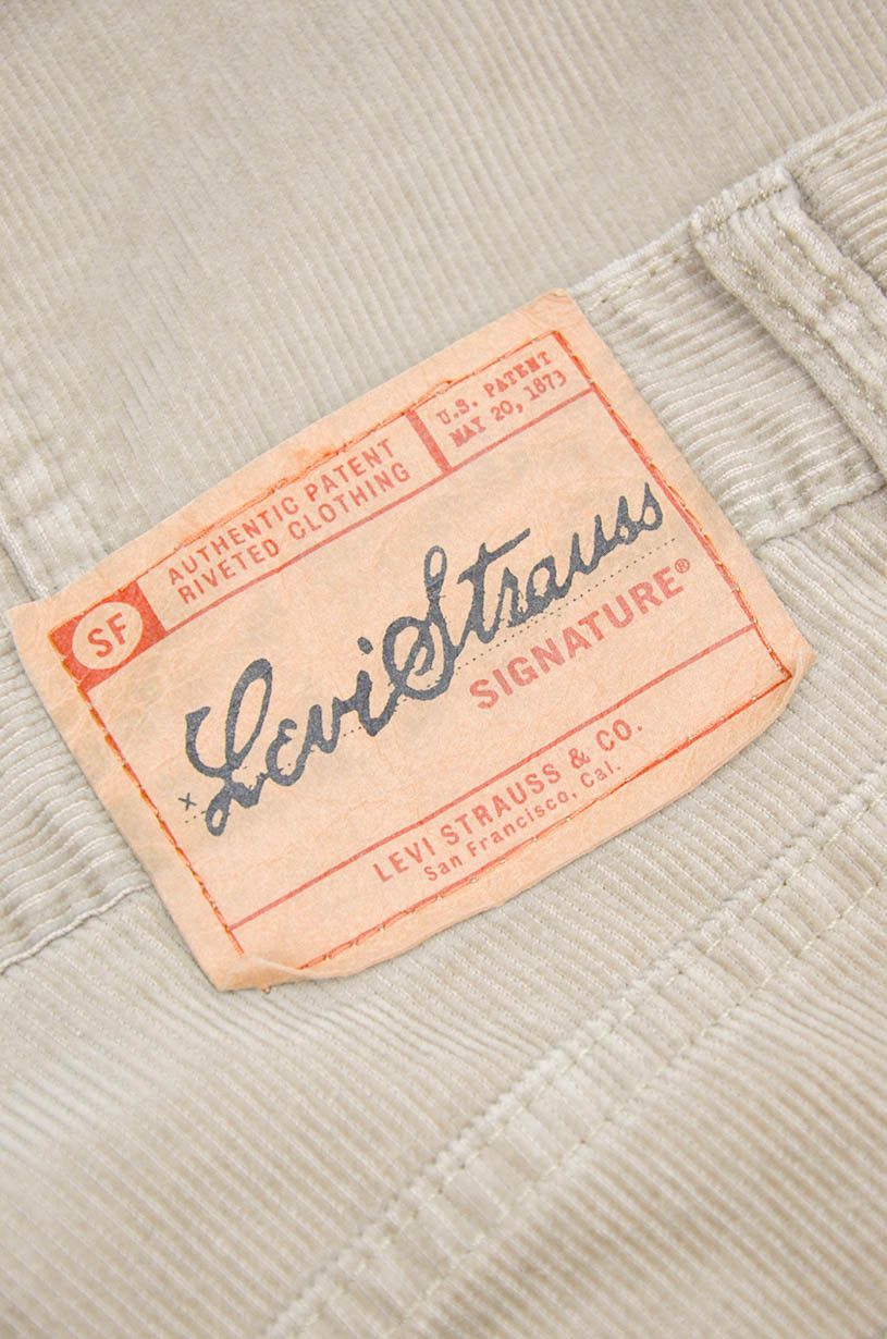 Levi's Levi’s Signature Beige Corduroy Pants – Straight Fit 33x34 Size US 33 - 12 Thumbnail