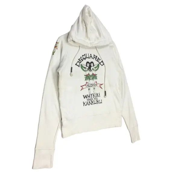 Dsquared2 DSQUARED2 ITALY Whykiki When You Kankuku Aloha Hoodie Size M / US 6-8 / IT 42-44 - 3 Thumbnail